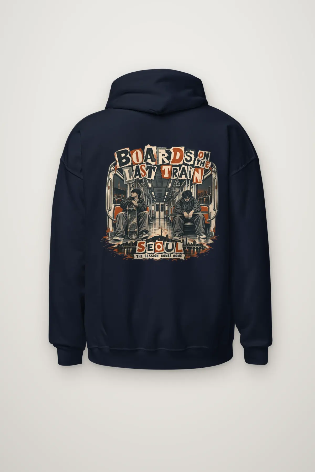 "Boards on the Last Train" Heavy Blend Unisex Pullover Hoodie