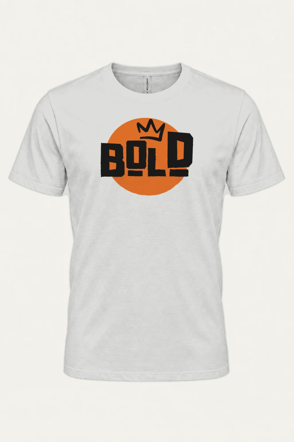 "Bold Crown Graffiti" Heavyweight Unisex Crewneck T-shirt | Gildan 5000