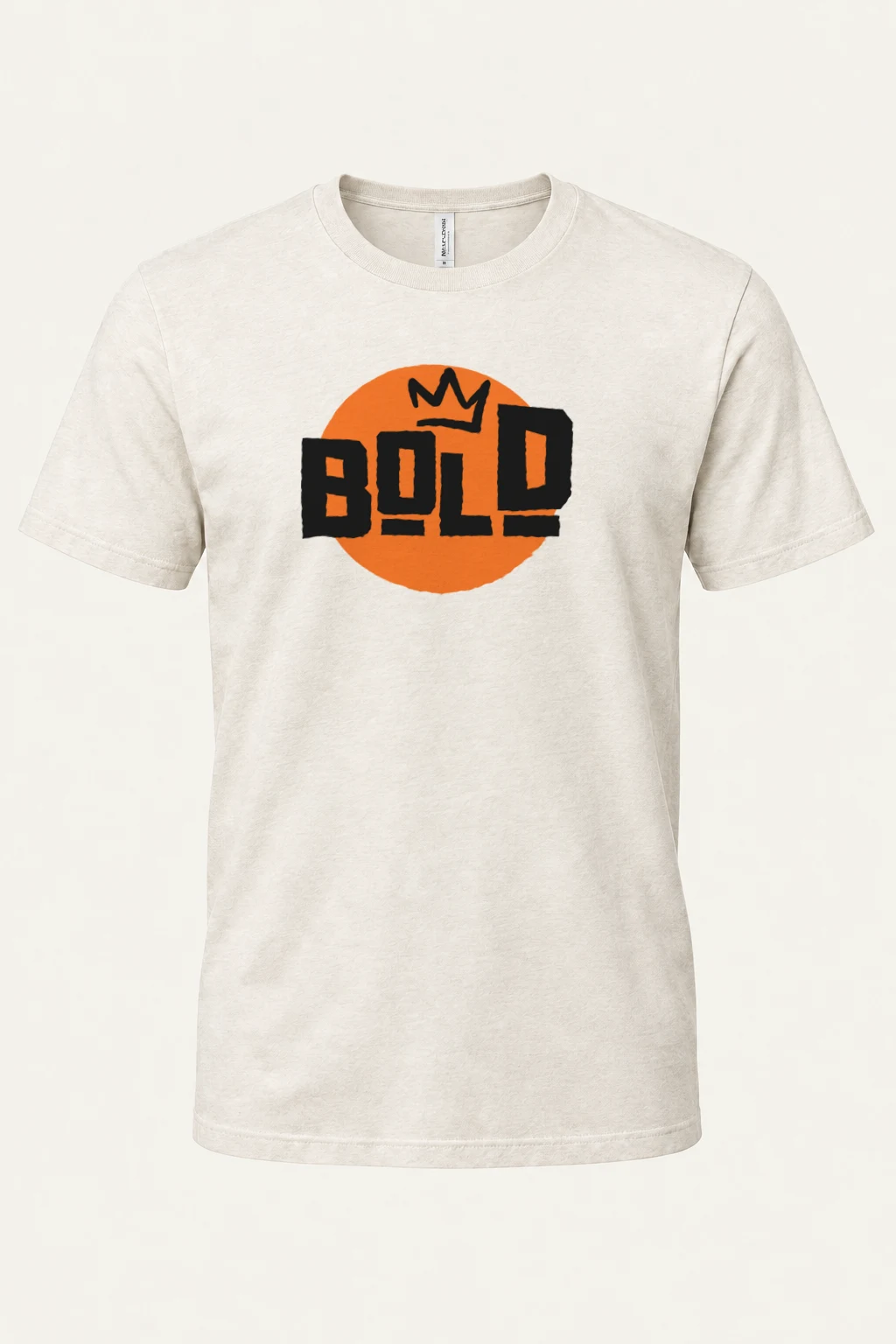 "Bold Crown Graffiti" Heavyweight Unisex Crewneck T-shirt | Gildan 5000