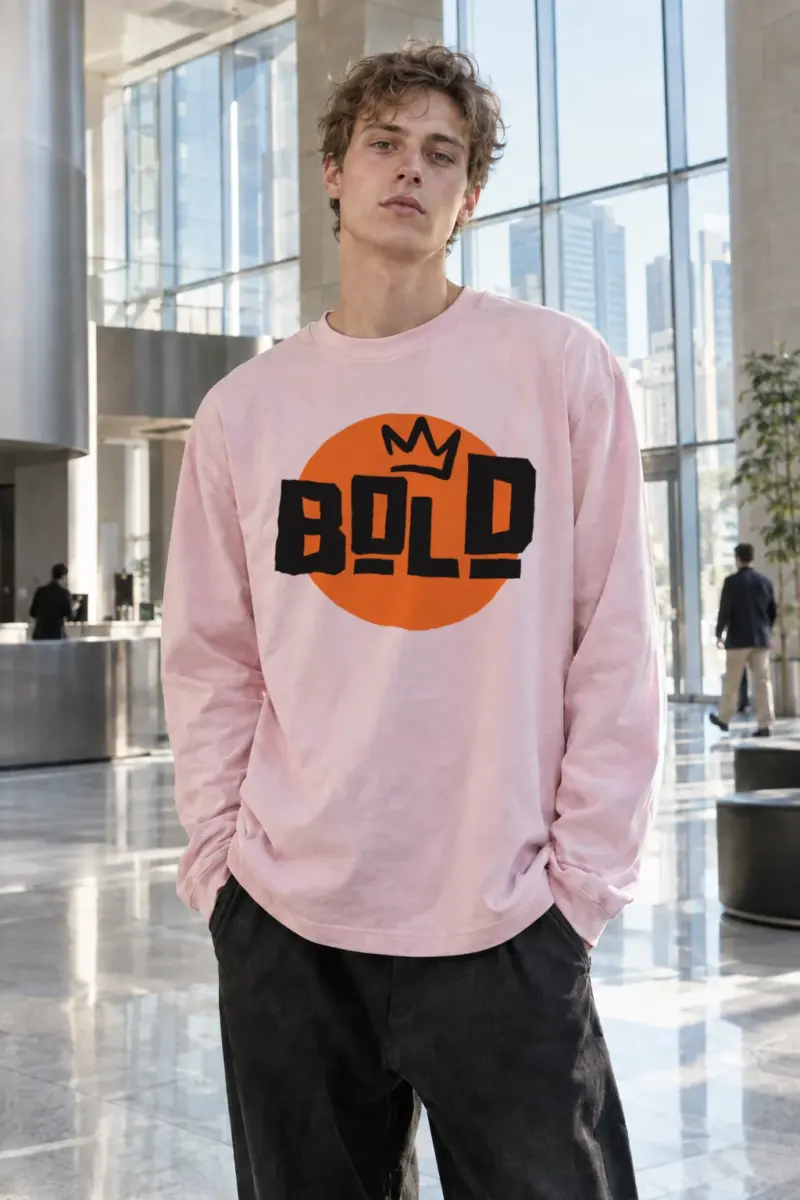 "Bold Crown Graffiti" Unisex Longsleeve T-shirt | Gildan 2400
