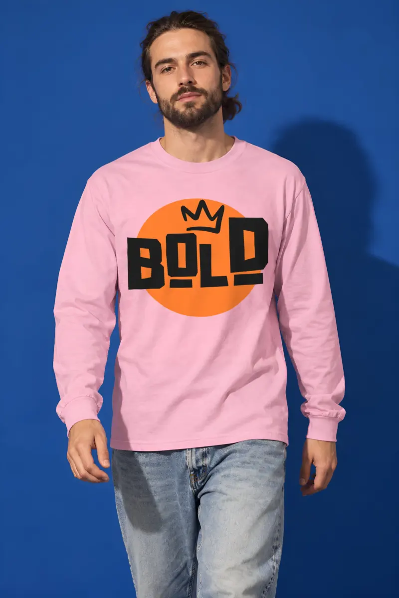 "Bold Crown Graffiti" Unisex Longsleeve T-shirt