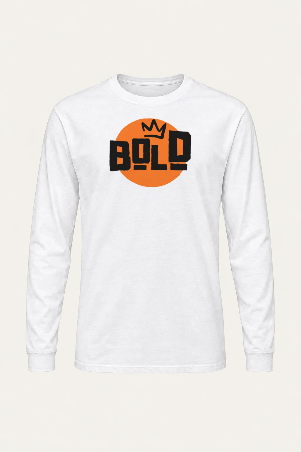 "Bold Crown Graffiti" Unisex Longsleeve T-shirt | Gildan 2400