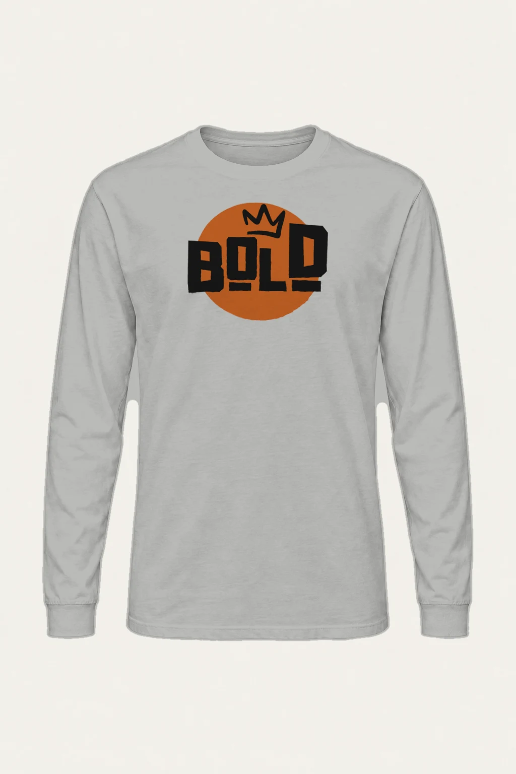 "Bold Crown Graffiti" Unisex Longsleeve T-shirt | Gildan 2400