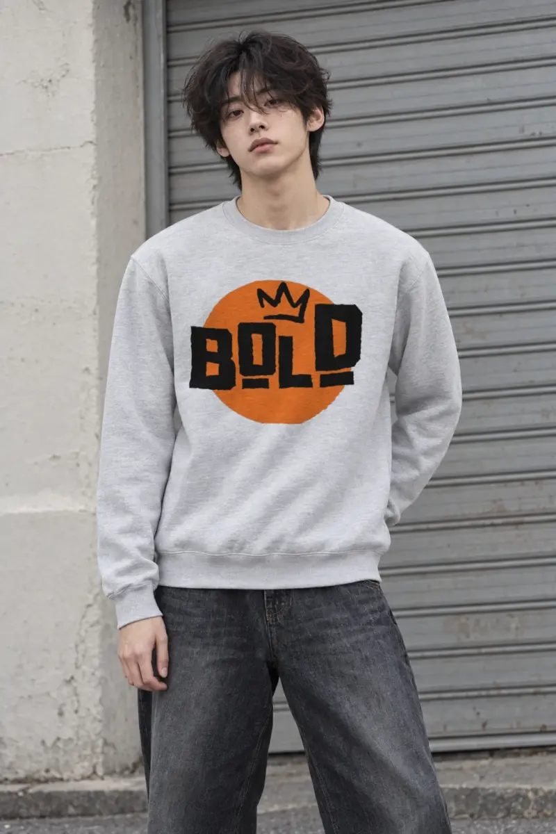 "Bold Crown" Heavy Blend Unisex Crewneck Sweatshirt