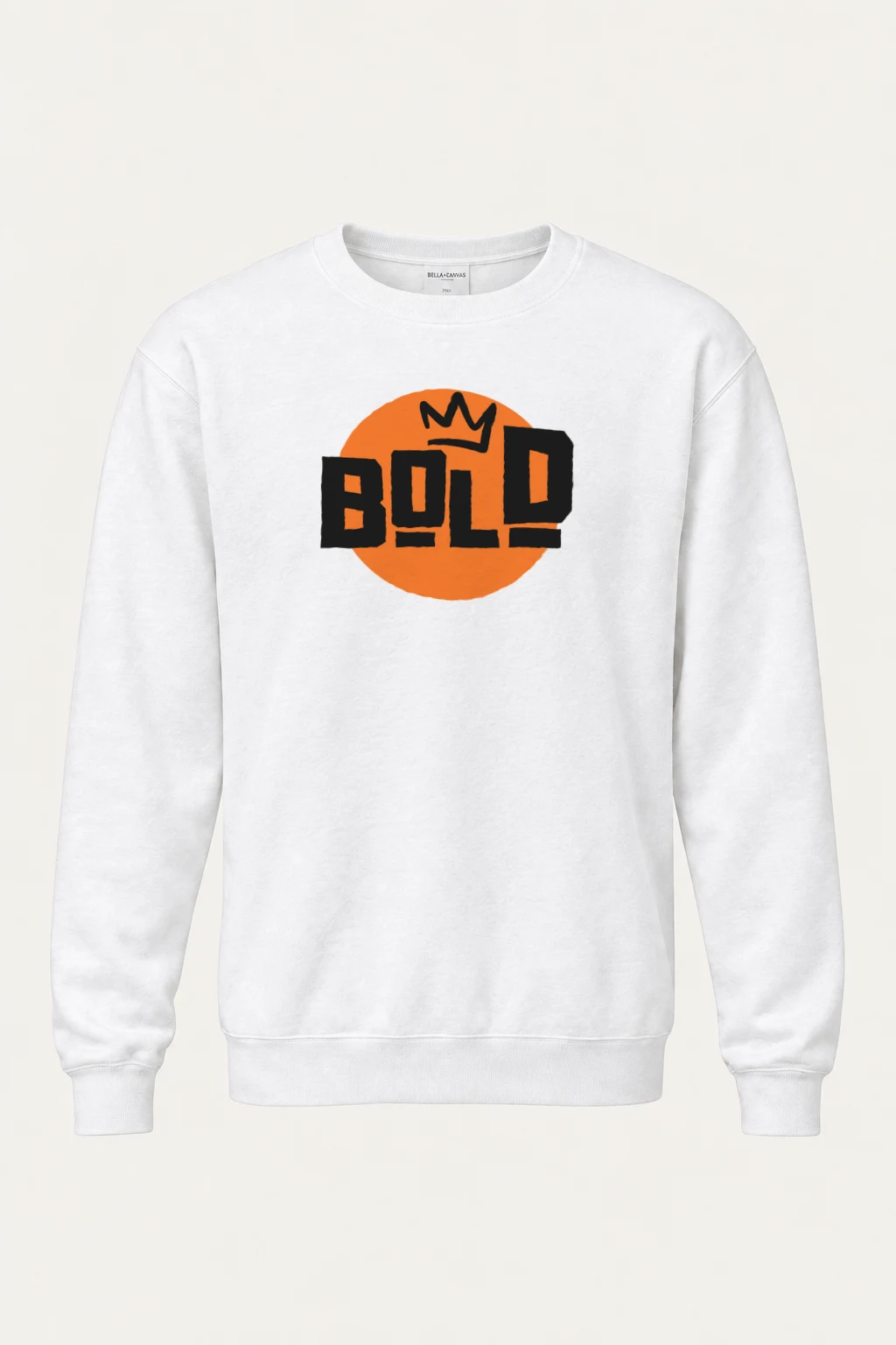 "Bold Crown" Heavy Blend Unisex Crewneck Sweatshirt | Gildan 18000