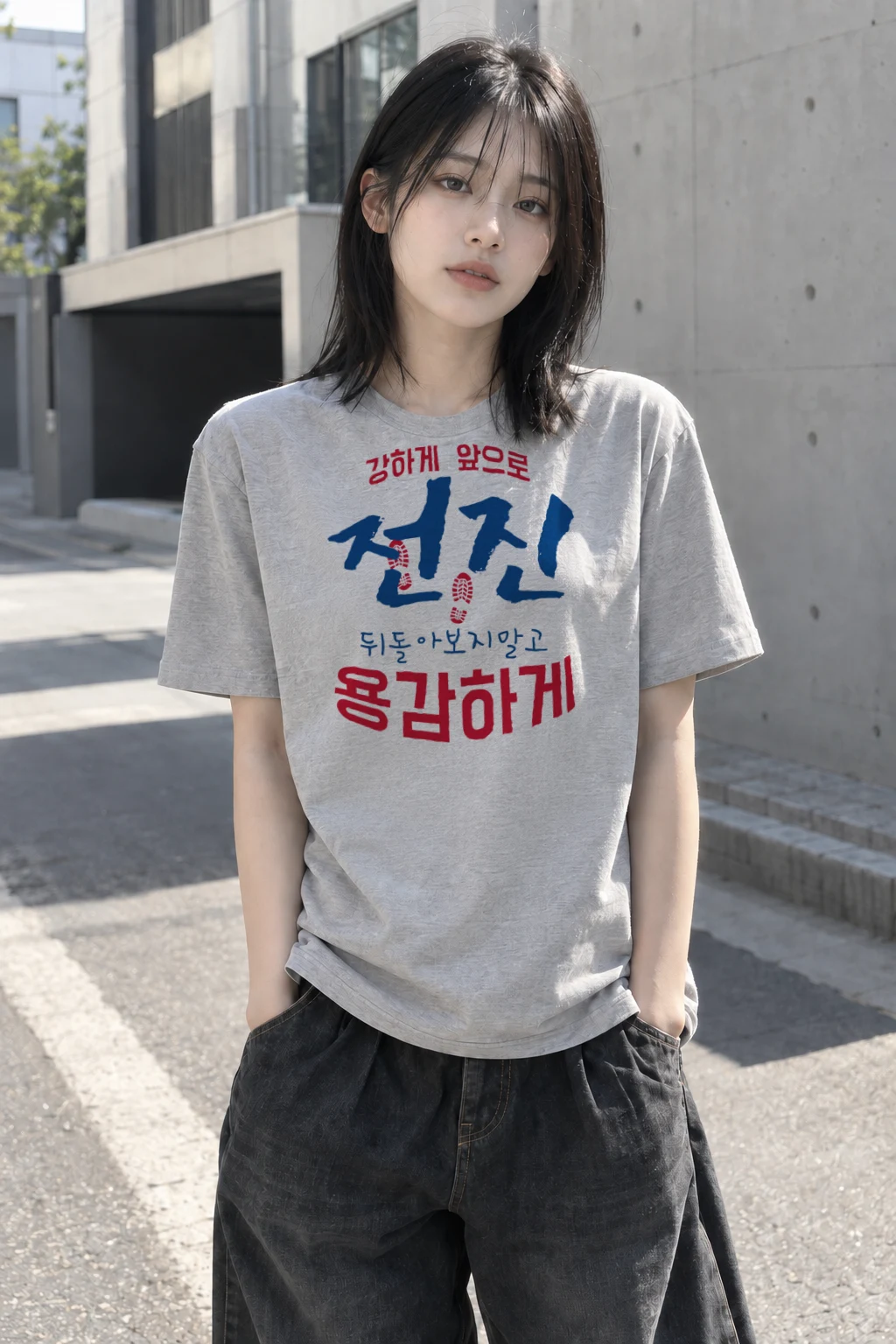 "Bold Moves" Heavyweight Unisex Crewneck T-shirt | Gildan 5000