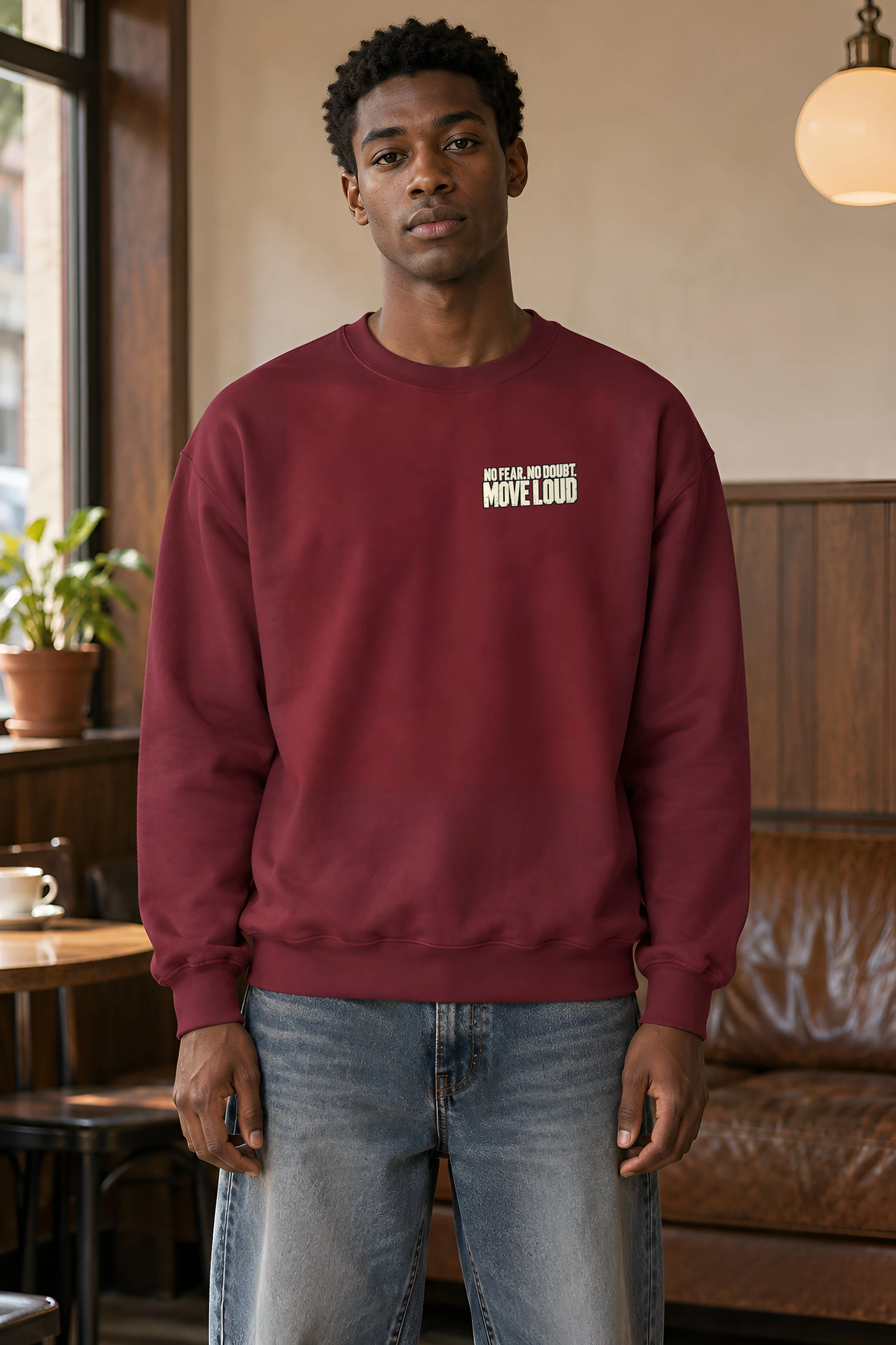 "Bold Street Signal" 1 Crewneck Sweatshirt