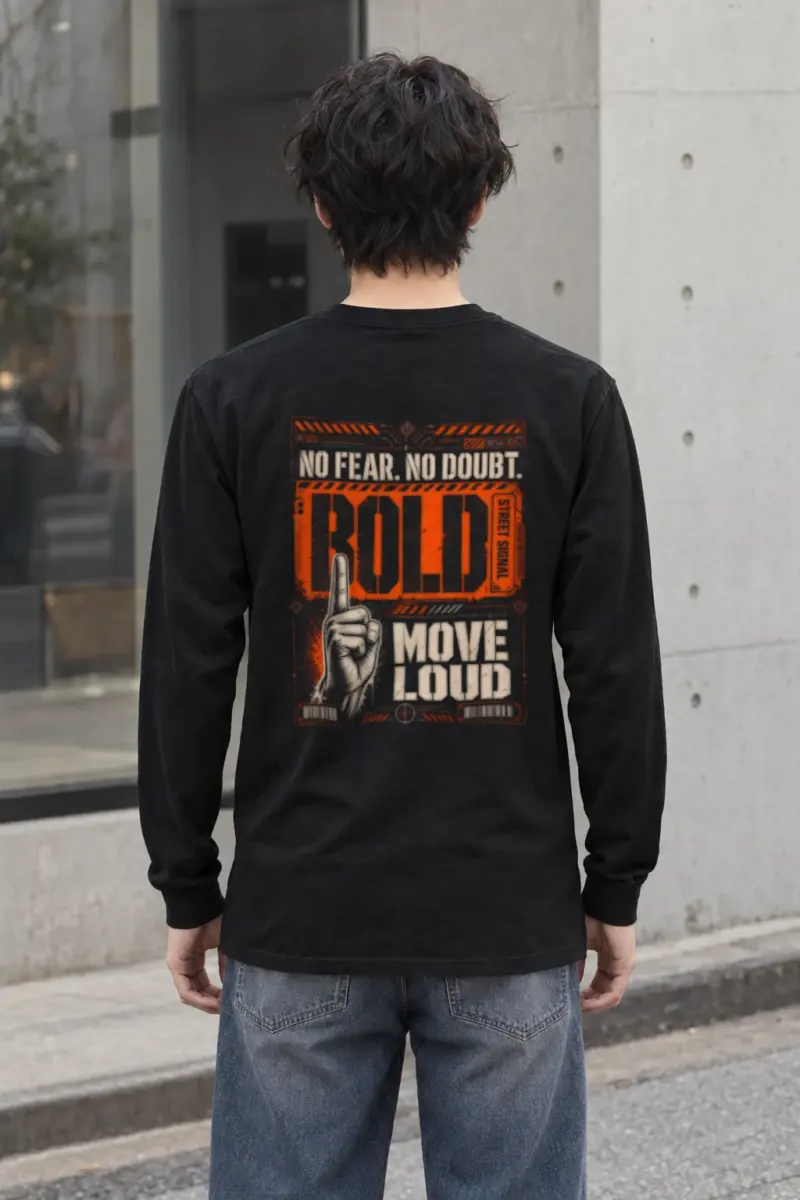 "Bold Street Signal" Unisex Longsleeve T-shirt