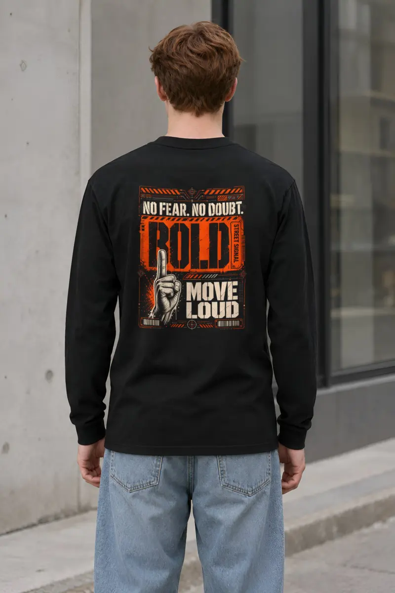 "Bold Street Signal" Unisex Longsleeve T-shirt