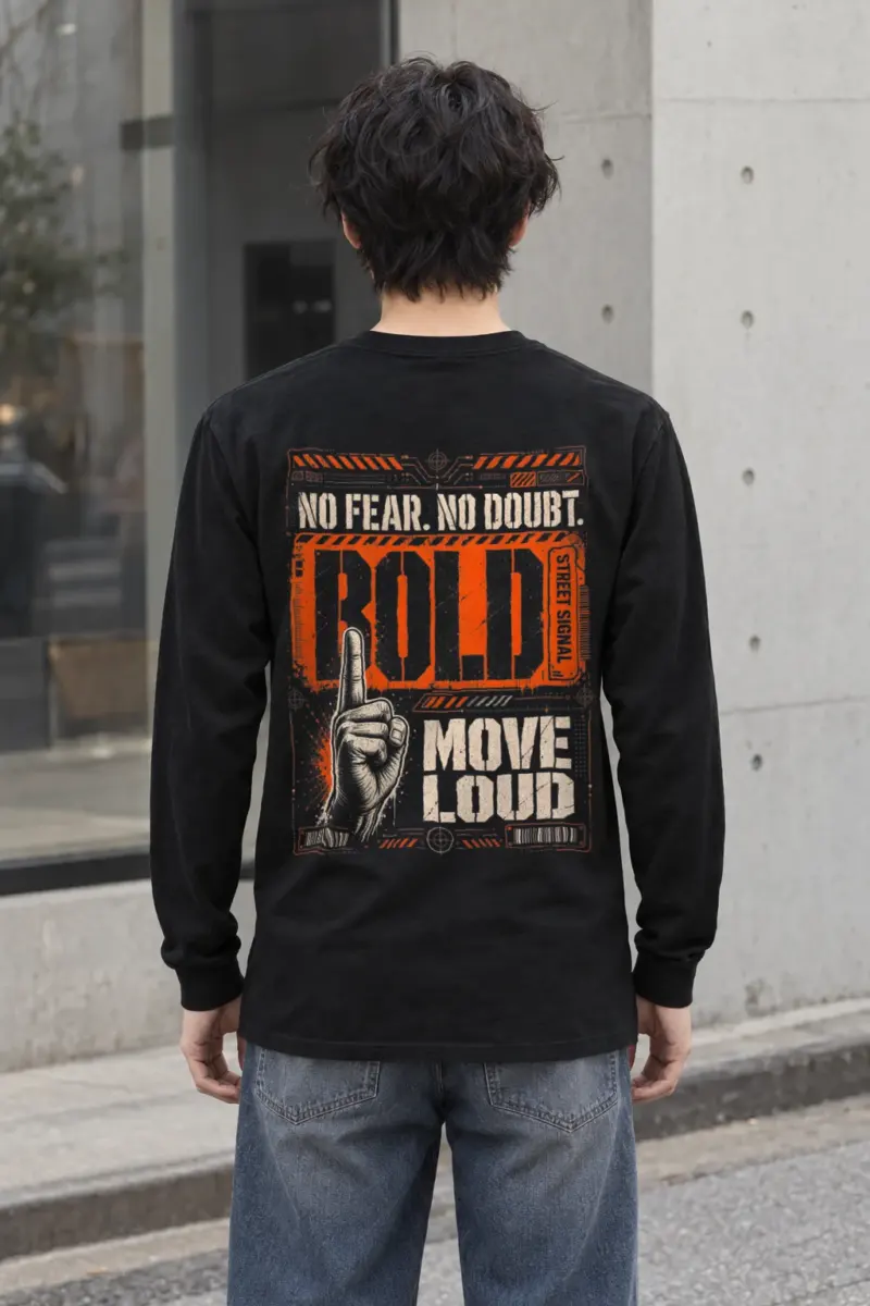 "Bold Street Signal" Unisex Longsleeve T-shirt