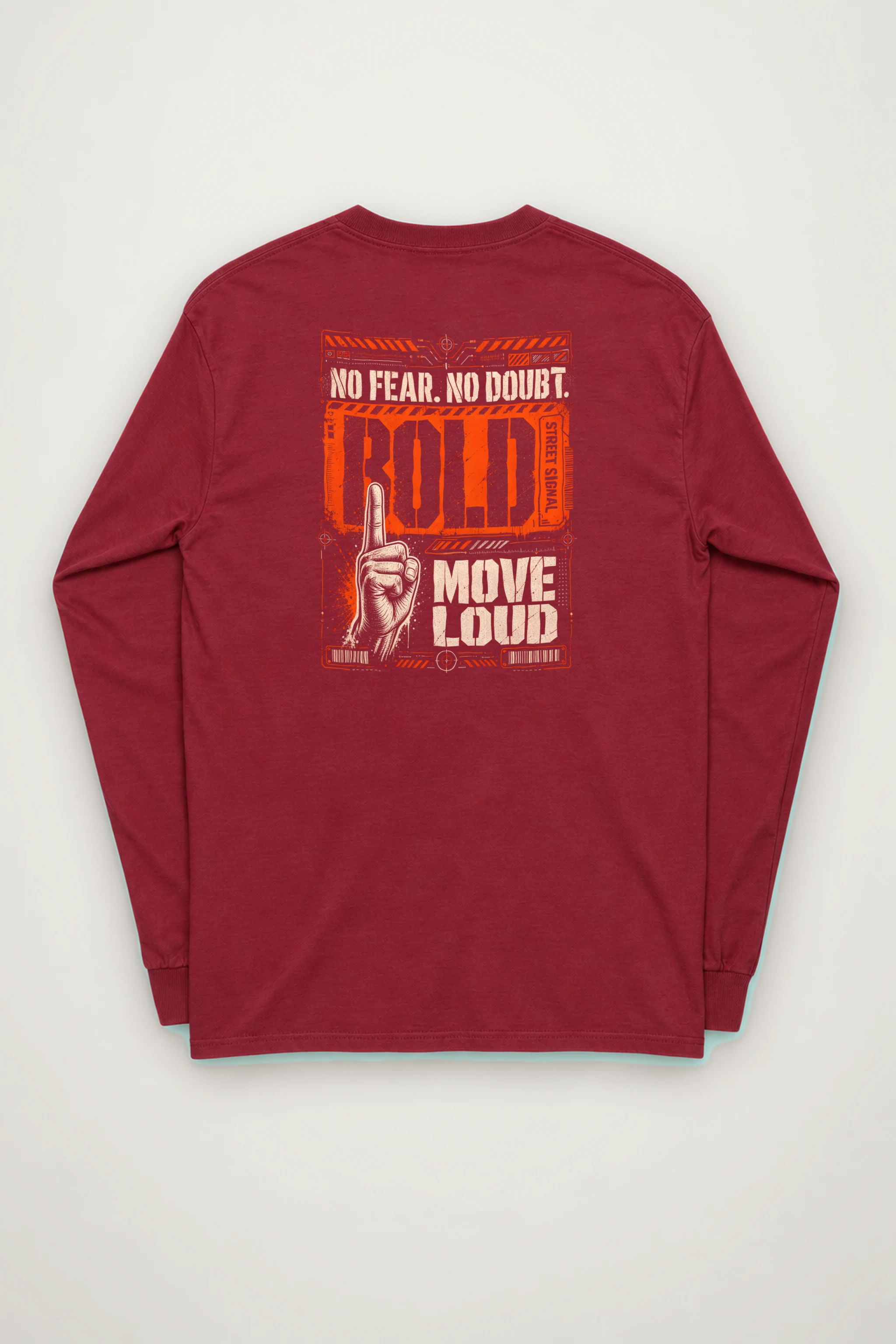 "Bold Street Signal" Unisex Longsleeve T-shirt