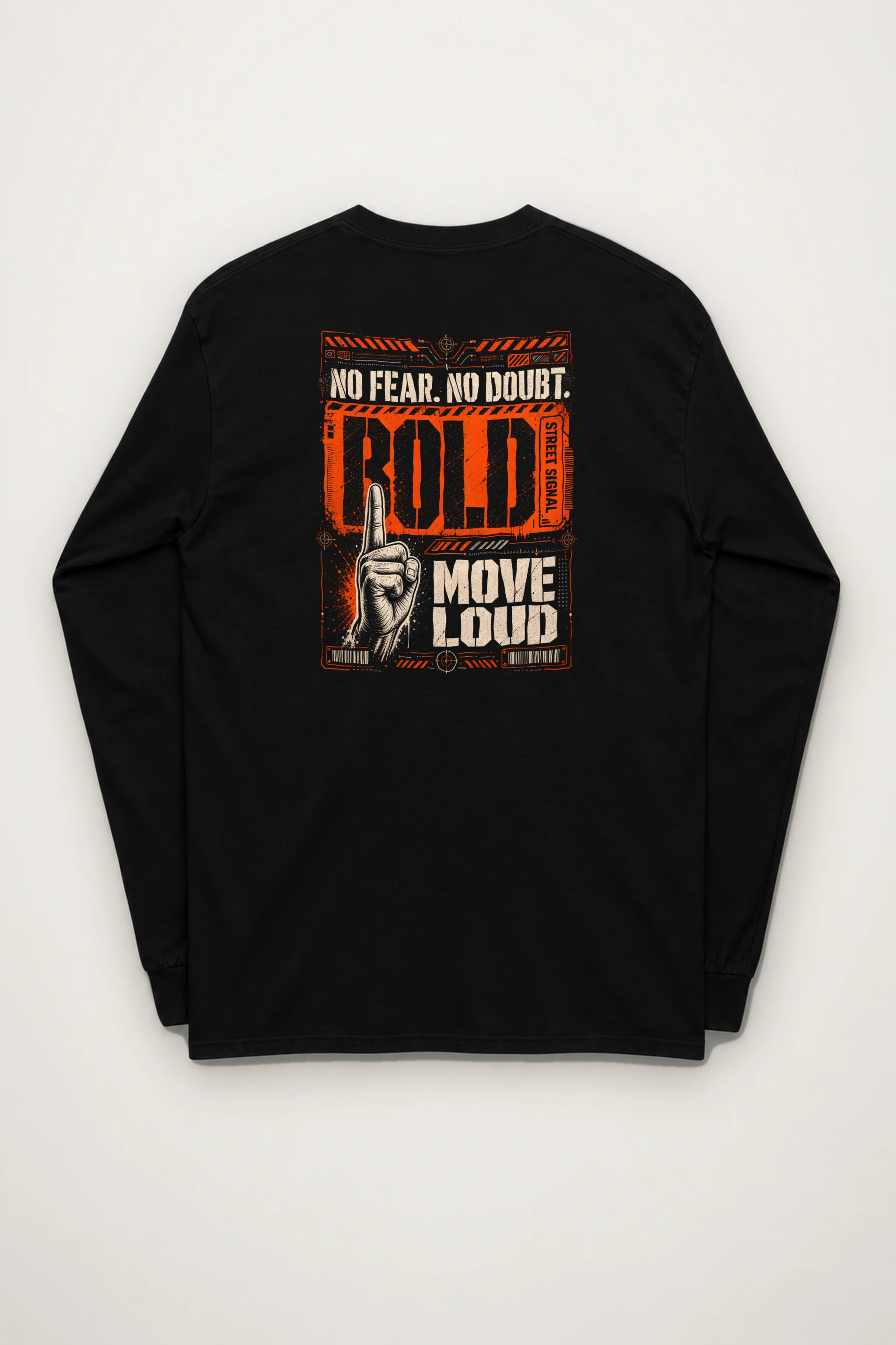 "Bold Street Signal" Unisex Longsleeve T-shirt