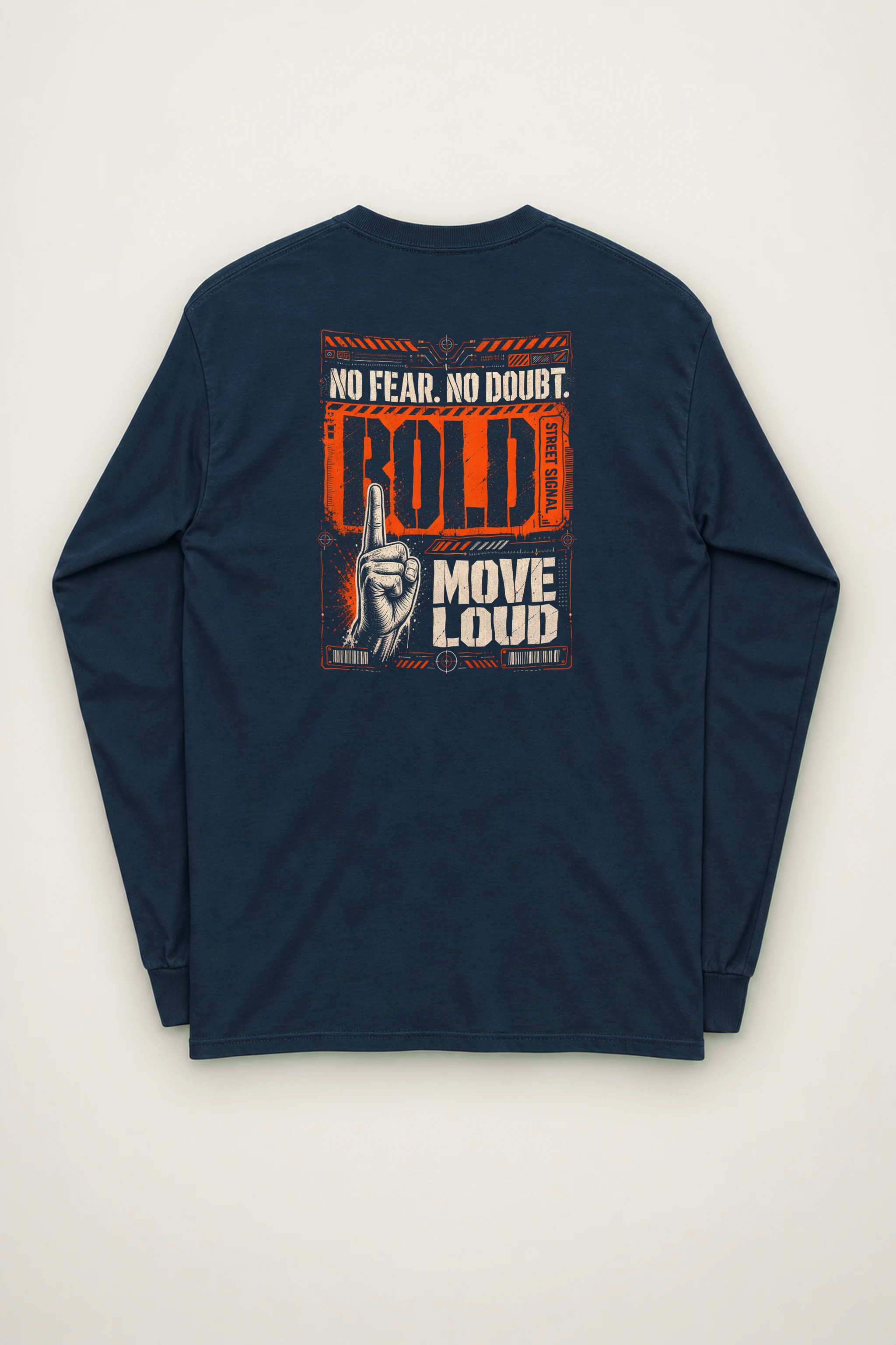 "Bold Street Signal" Unisex Longsleeve T-shirt