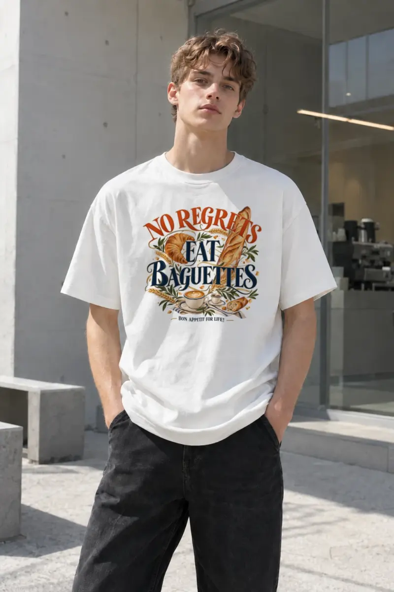 "Bon Appetit For Life" Heavyweight Unisex Crewneck T-shirt | Gildan 5000