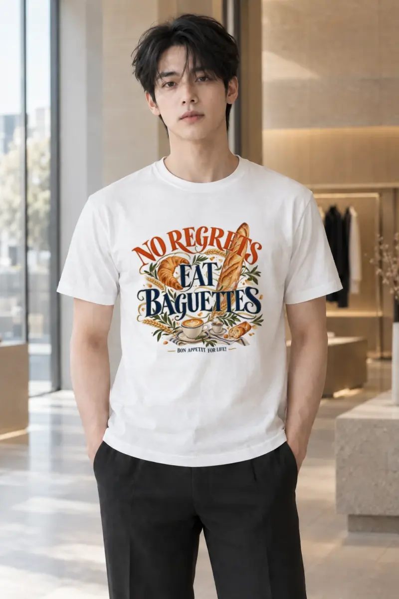 "Bon Appetit For Life" Heavyweight Unisex Crewneck T-shirt | Gildan 5000