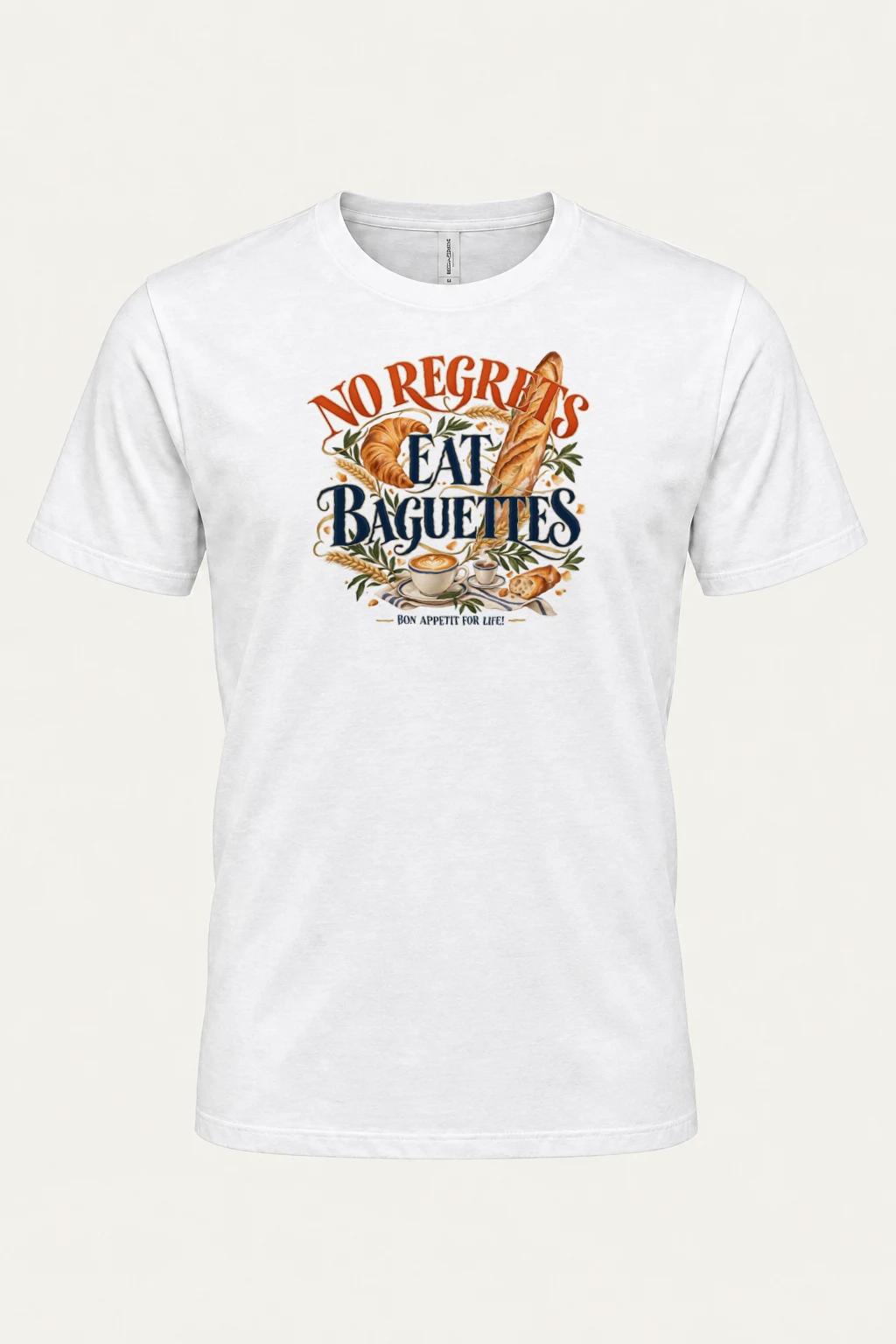 "Bon Appetit For Life" Heavyweight Unisex Crewneck T-shirt | Gildan 5000