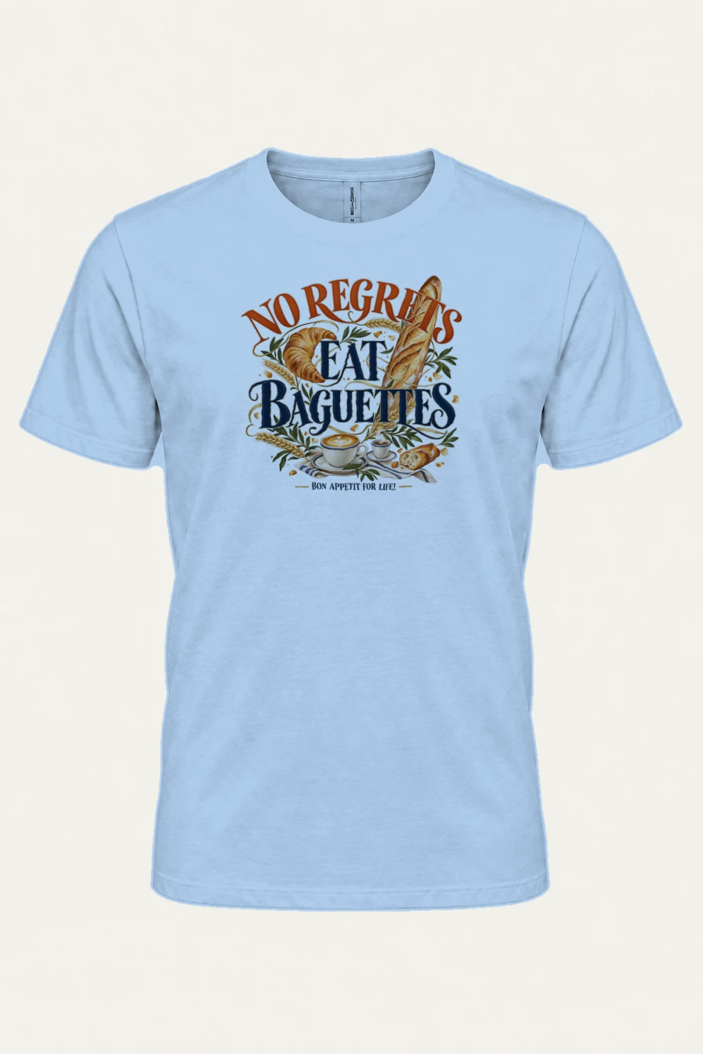 "Bon Appetit For Life" Heavyweight Unisex Crewneck T-shirt | Gildan 5000