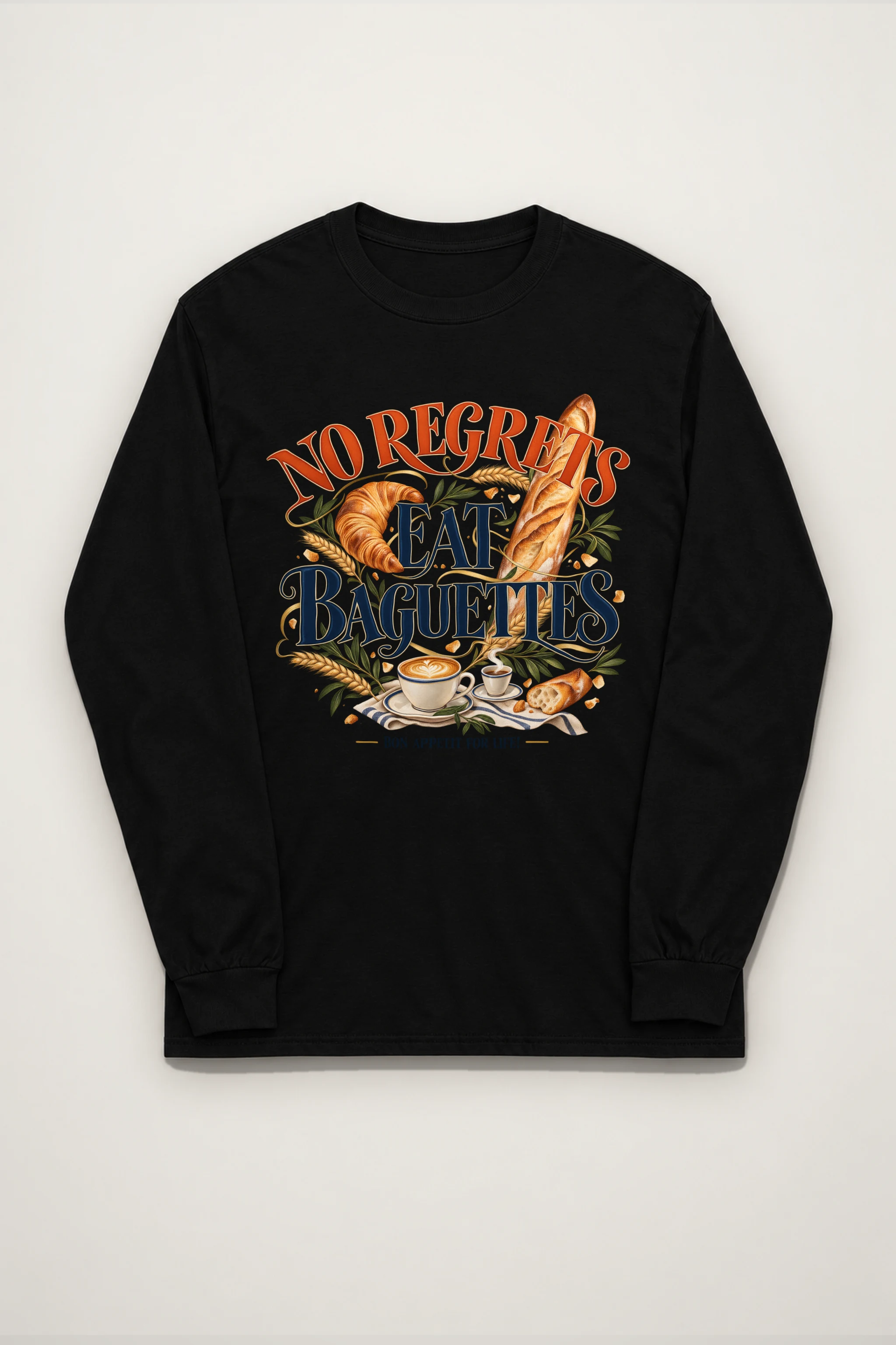 "Bon Appetit For Life" Unisex Longsleeve T-shirt