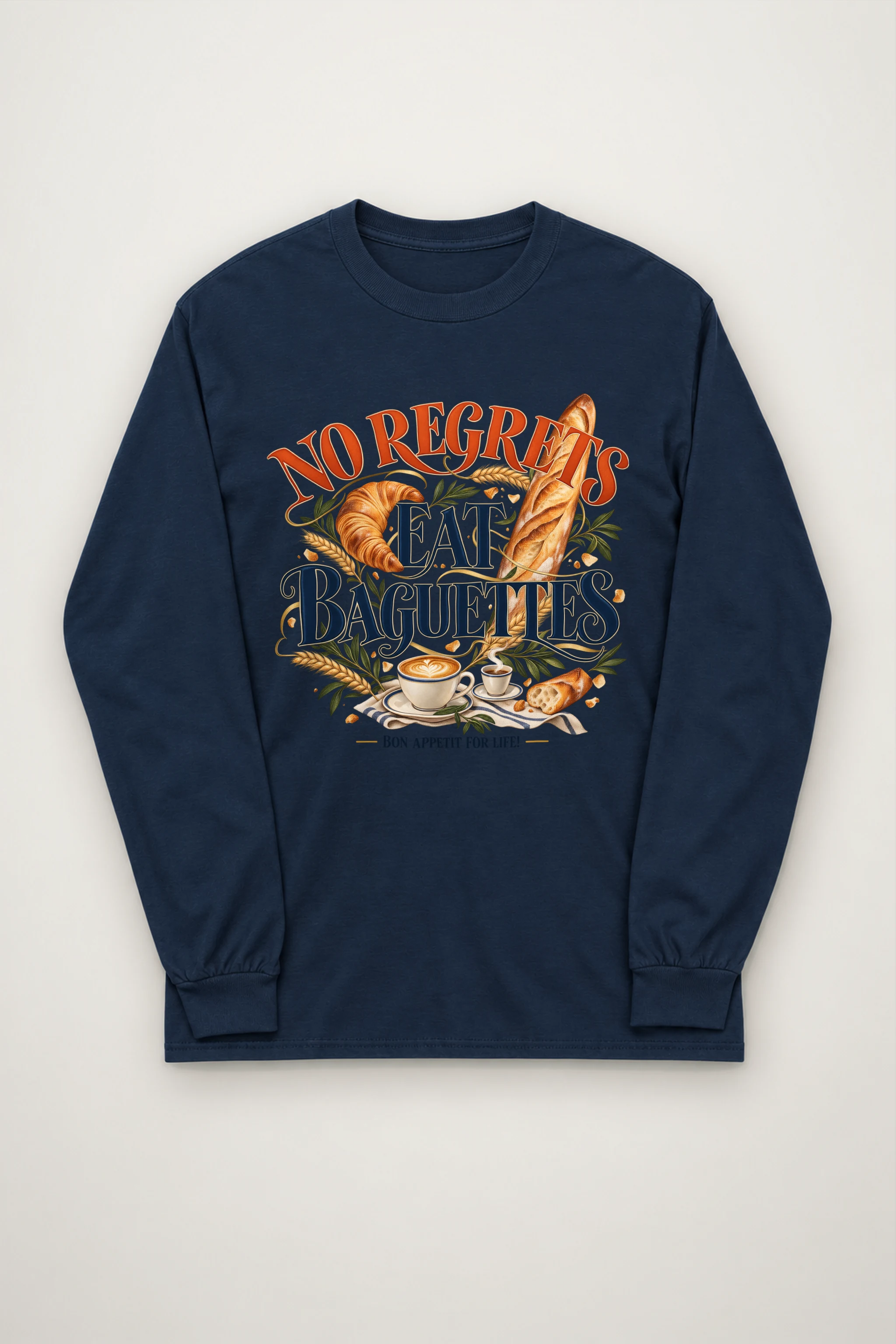 "Bon Appetit For Life" Unisex Longsleeve T-shirt