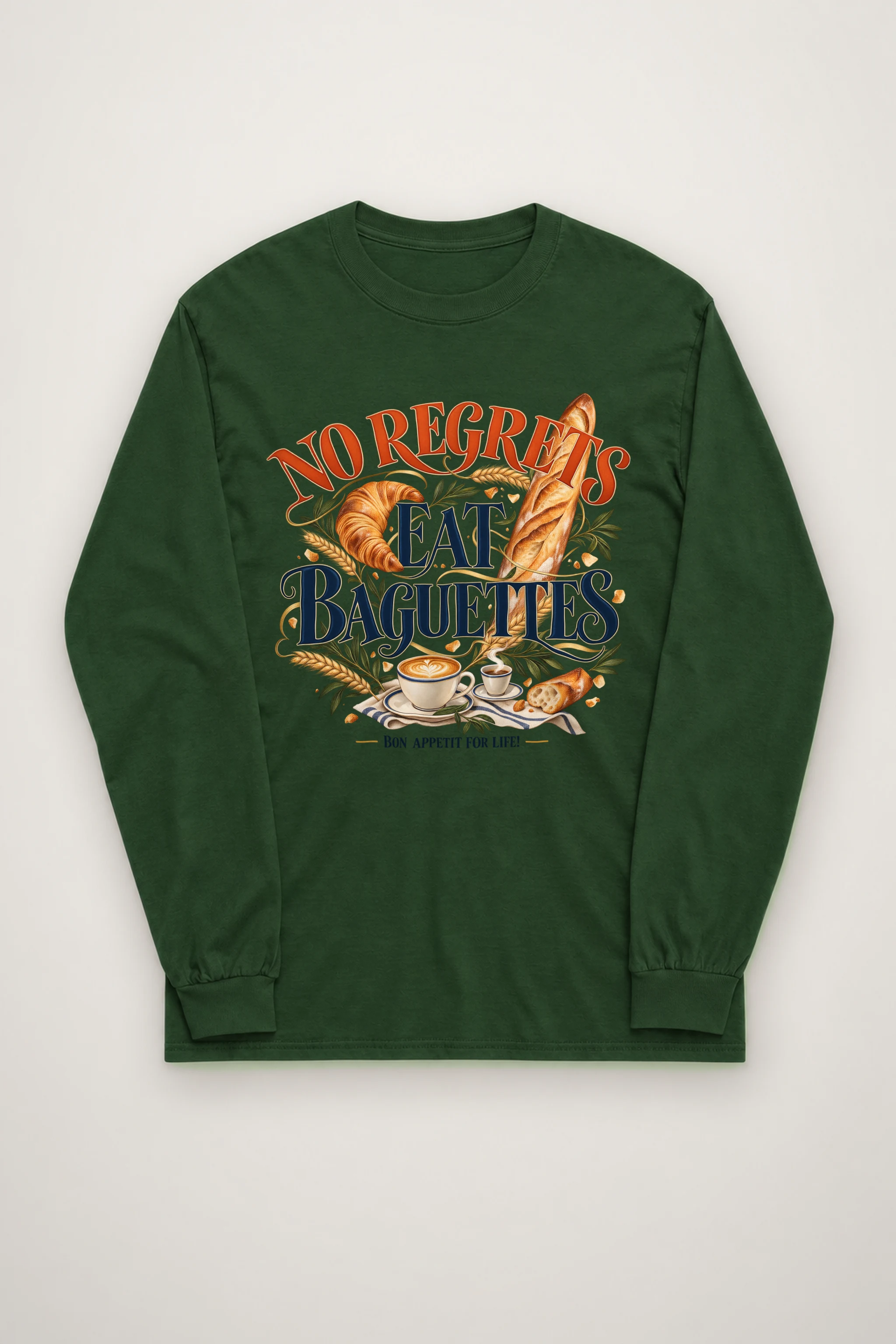 "Bon Appetit For Life" Unisex Longsleeve T-shirt