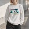 "Bon Voyage" Heavy Blend Unisex Crewneck Sweatshirt | Gildan 18000