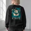 "Bon Voyage Sailor" Heavy Blend Unisex Crewneck Sweatshirt | Gildan 18000