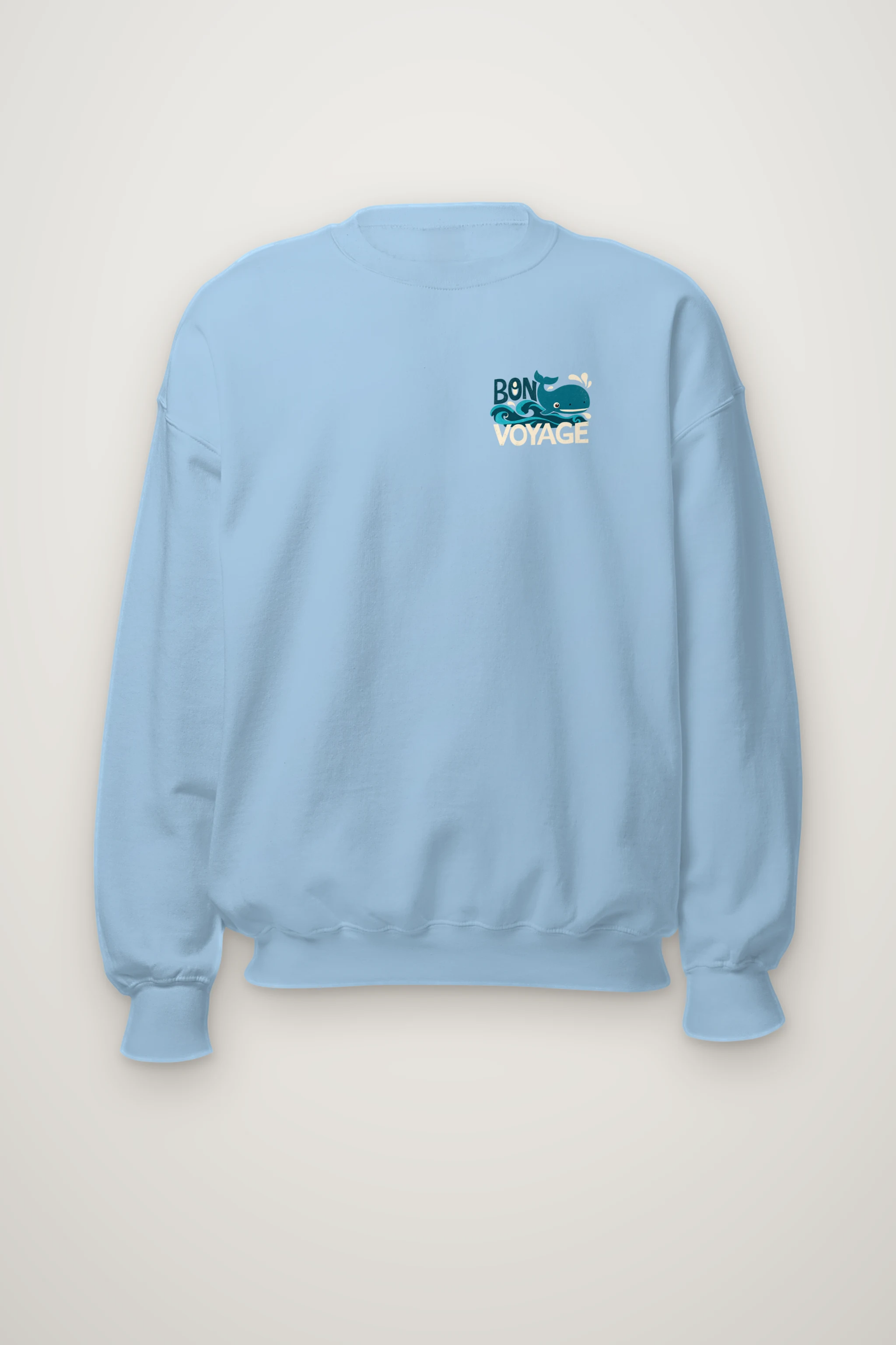 "Bon Voyage Sailor" Heavy Blend Unisex Crewneck Sweatshirt