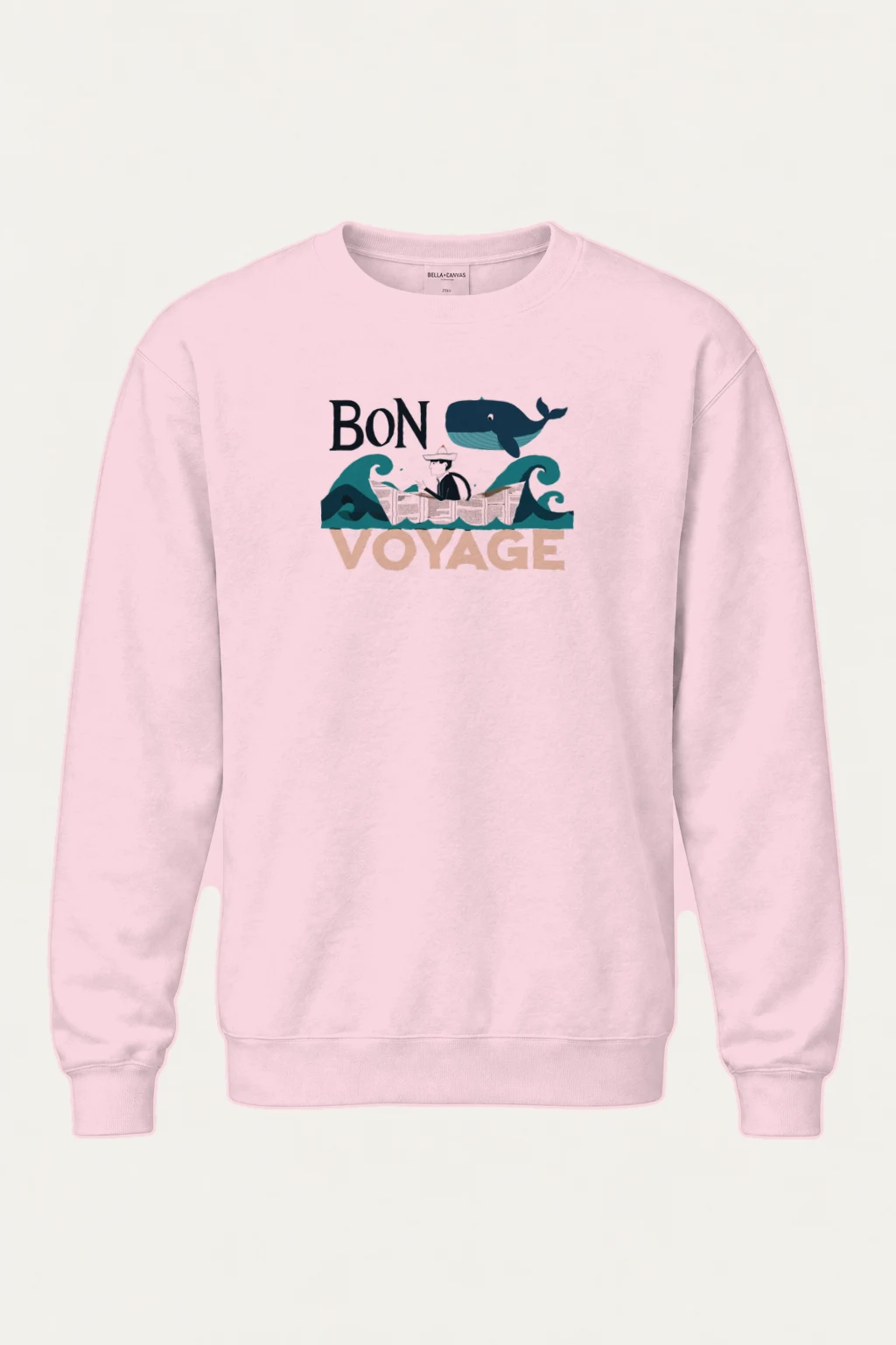 "Bon Voyage Sailor" Heavy Blend Unisex Crewneck Sweatshirt | Gildan 18000