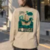 "Bon Voyage Sailor" Unisex Longsleeve T-shirt | Gildan 2400