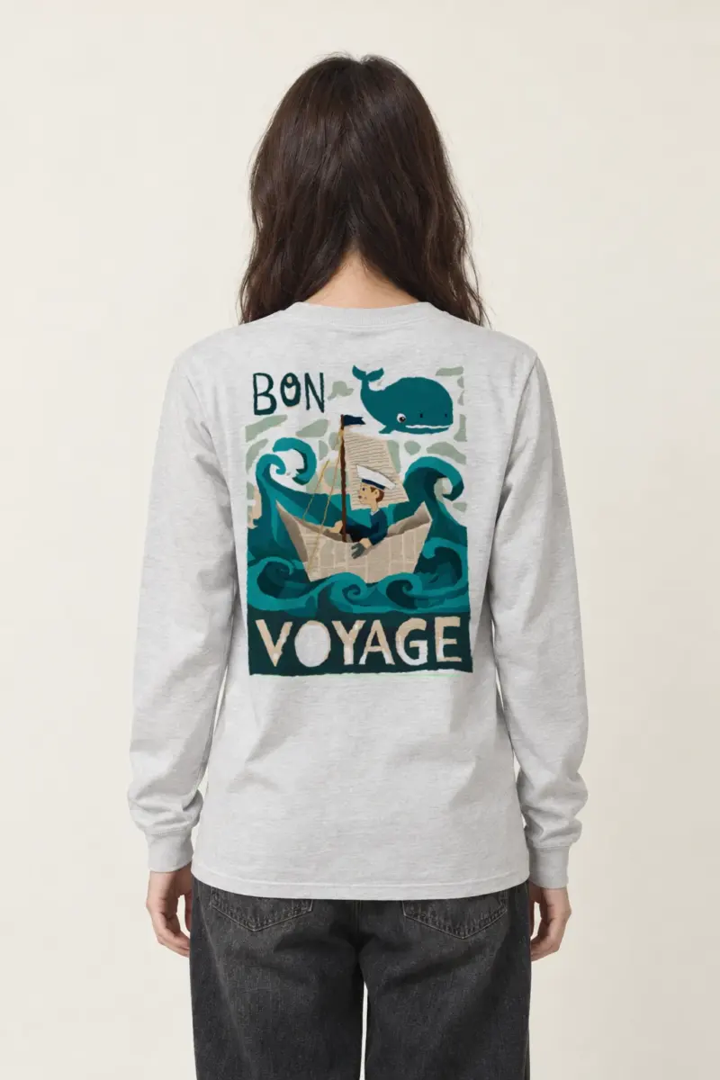 "Bon Voyage Sailor" Unisex Longsleeve T-shirt | Gildan 2400