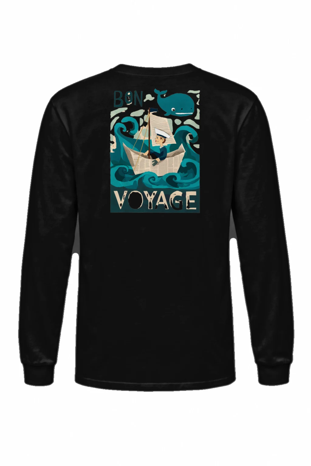 "Bon Voyage Sailor" Unisex Longsleeve T-shirt | Gildan 2400