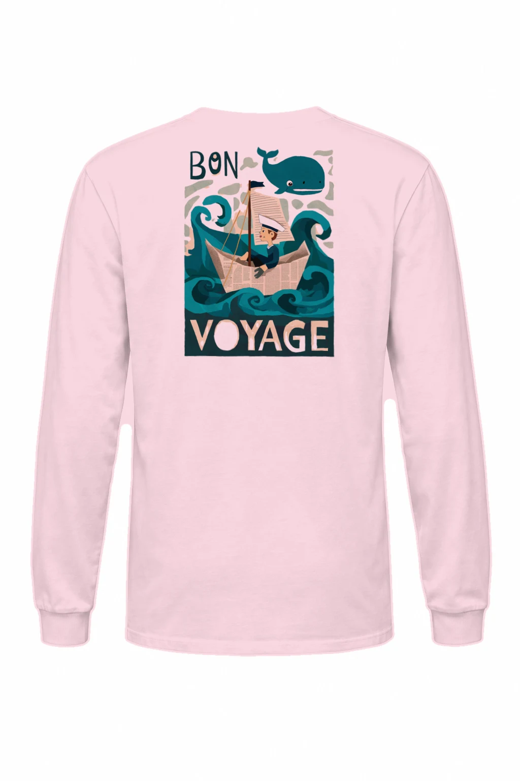 "Bon Voyage Sailor" Unisex Longsleeve T-shirt | Gildan 2400