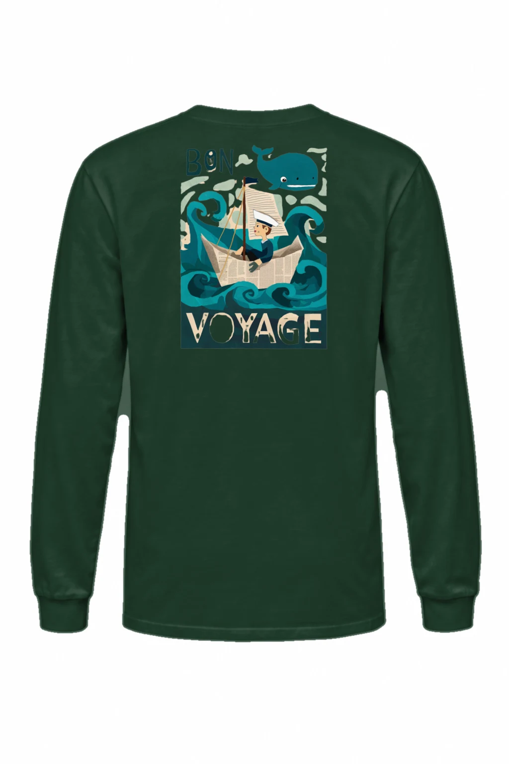 "Bon Voyage Sailor" Unisex Longsleeve T-shirt | Gildan 2400
