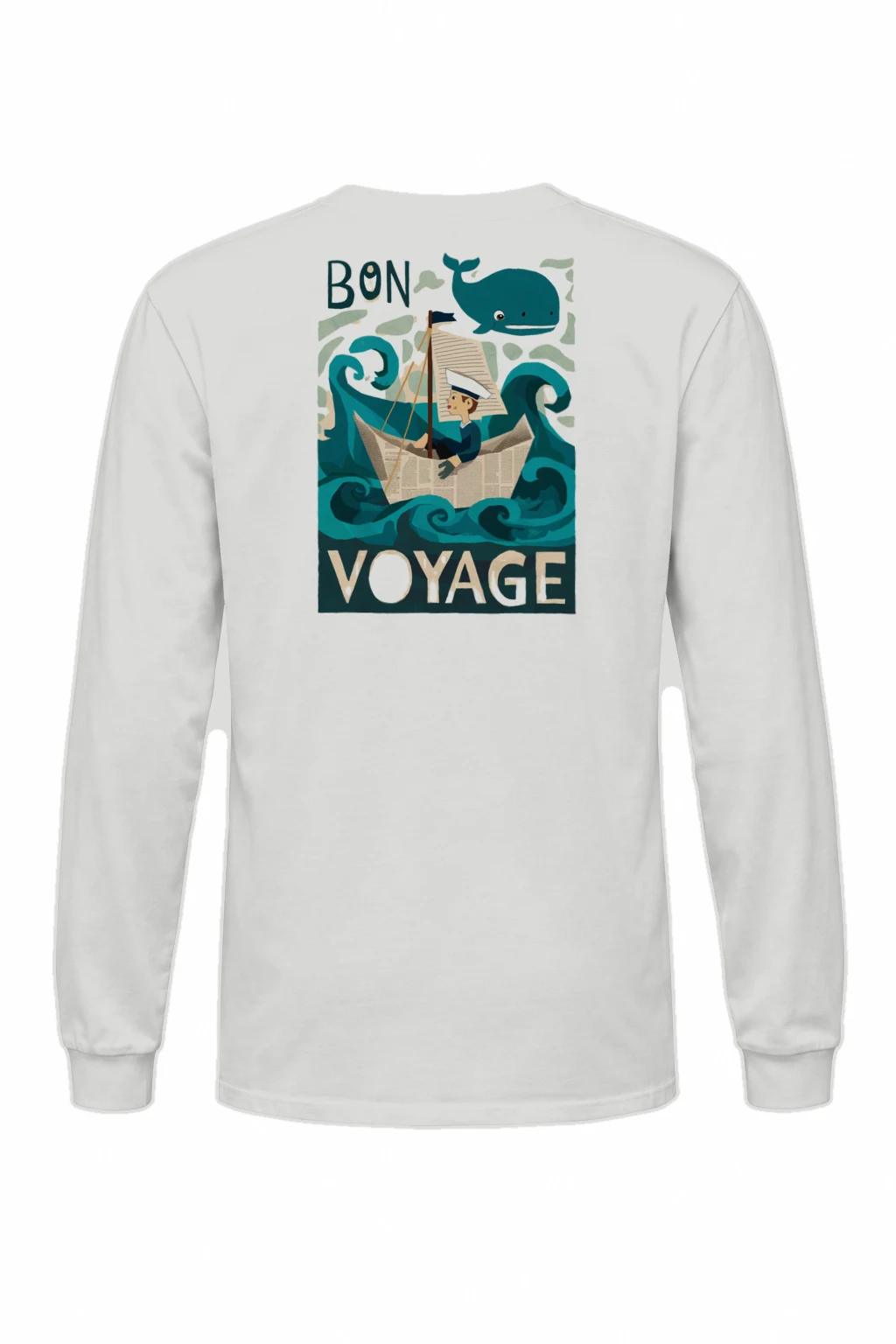 "Bon Voyage Sailor" Unisex Longsleeve T-shirt | Gildan 2400