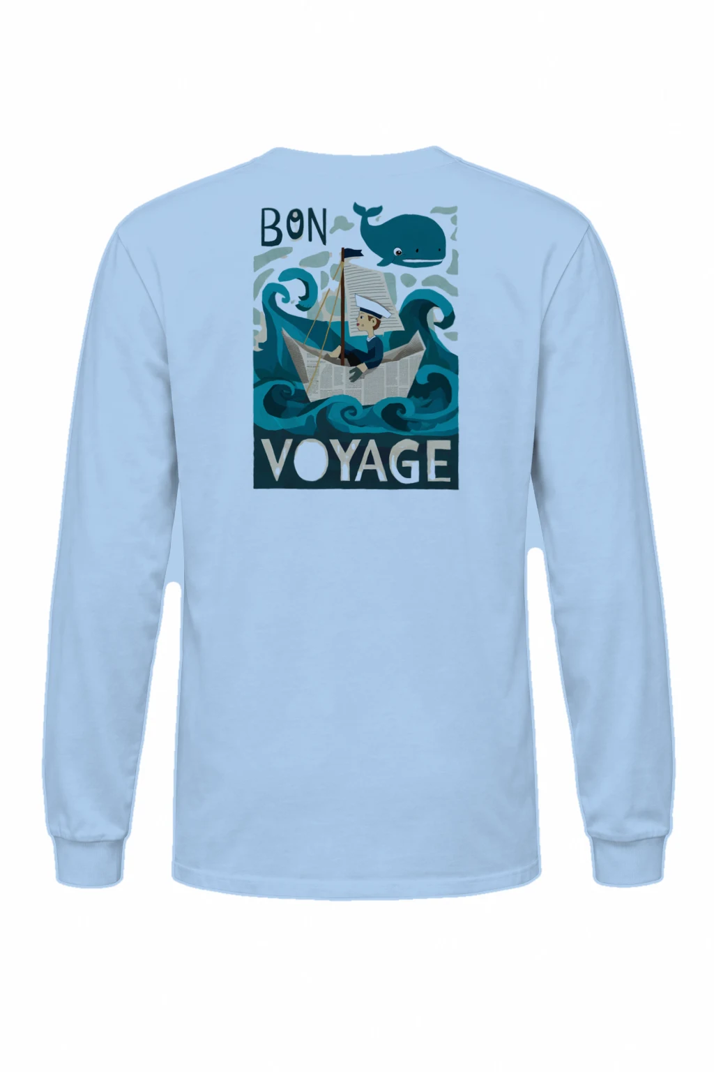 "Bon Voyage Sailor" Unisex Longsleeve T-shirt | Gildan 2400