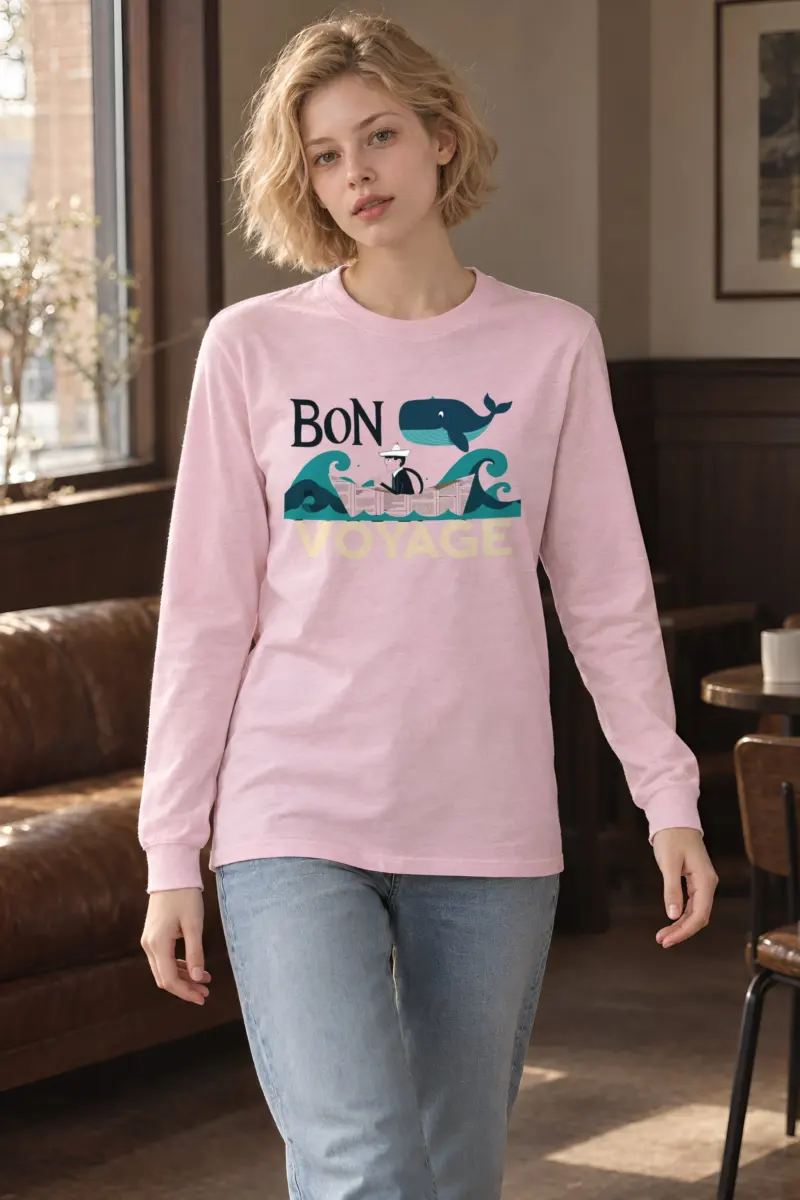 "Bon Voyage" Unisex Longsleeve T-shirt