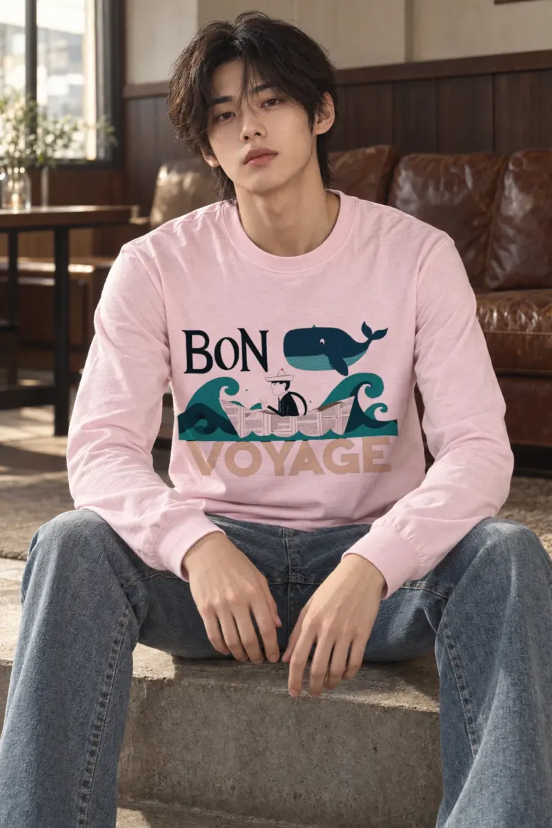 "Bon Voyage" Unisex Longsleeve T-shirt