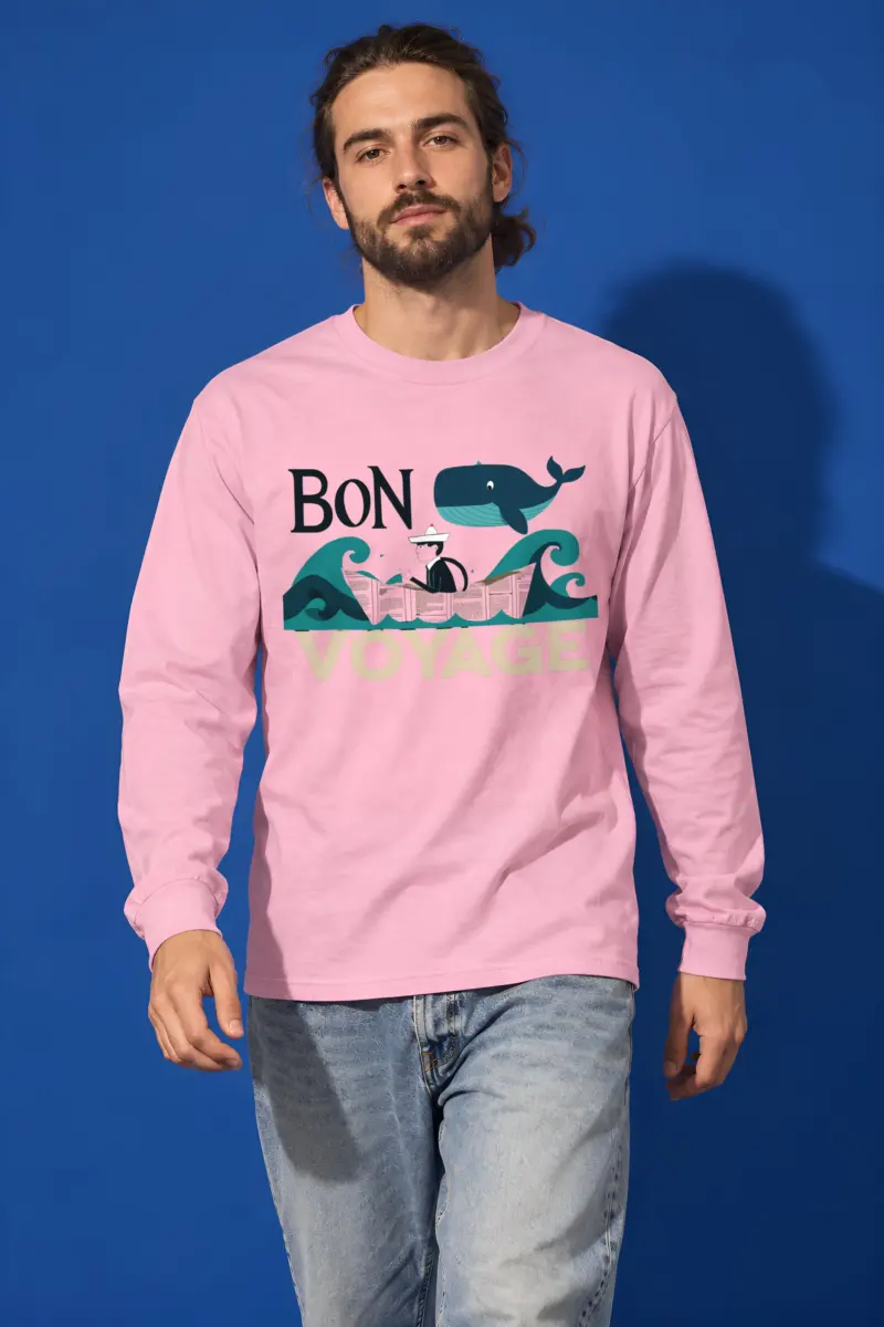 "Bon Voyage" Unisex Longsleeve T-shirt