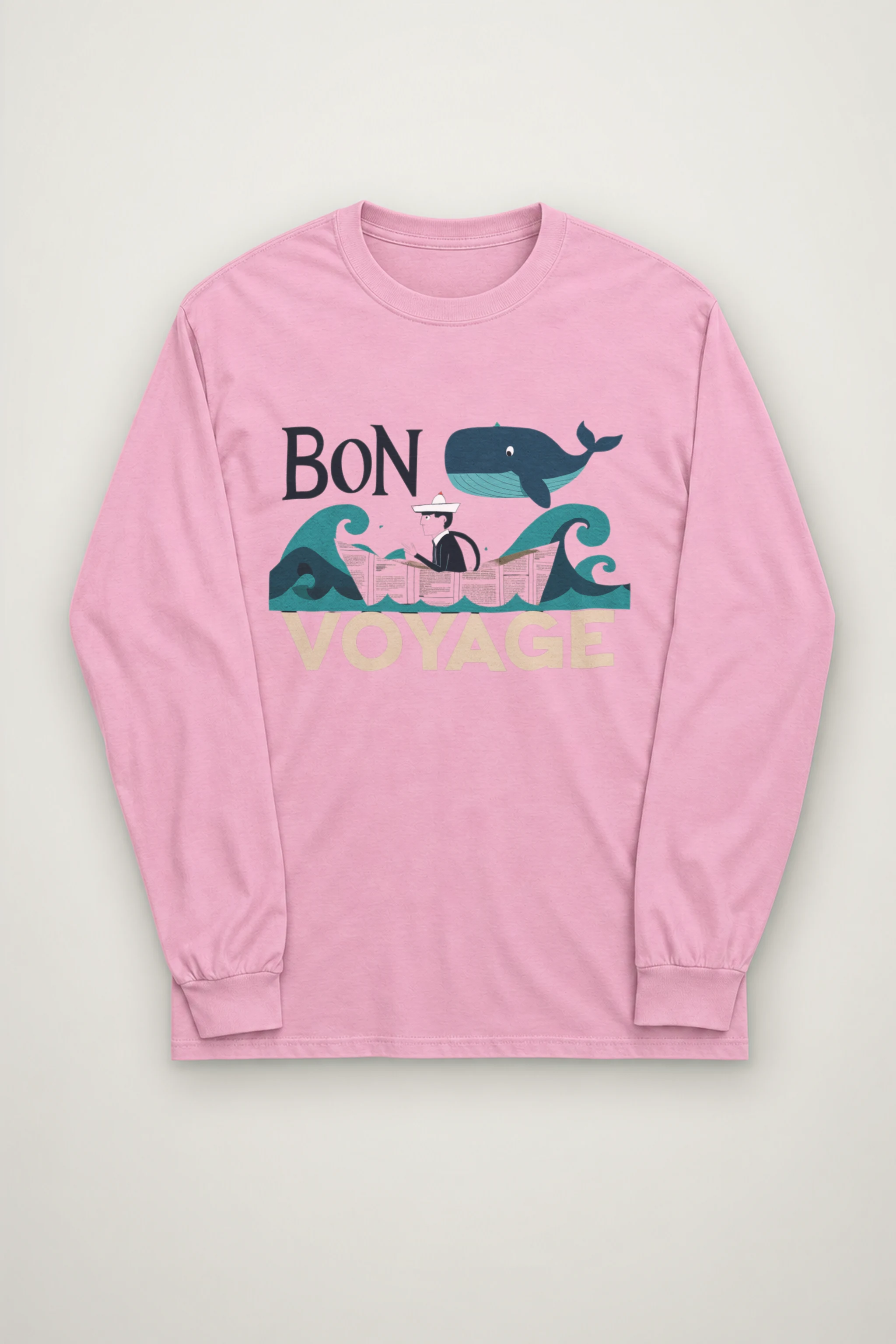 "Bon Voyage" Unisex Longsleeve T-shirt