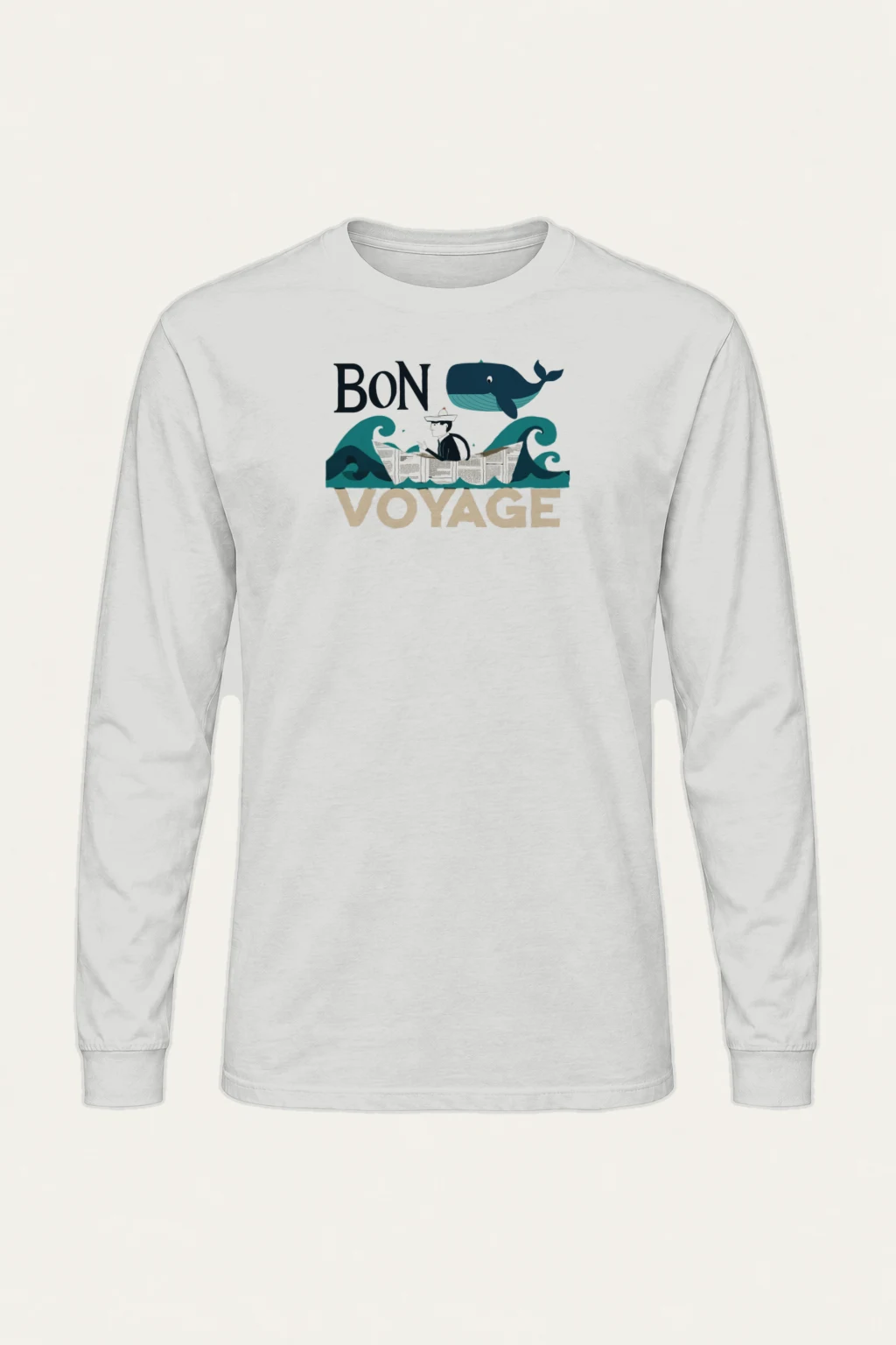 "Bon Voyage" Unisex Longsleeve T-shirt | Gildan 2400