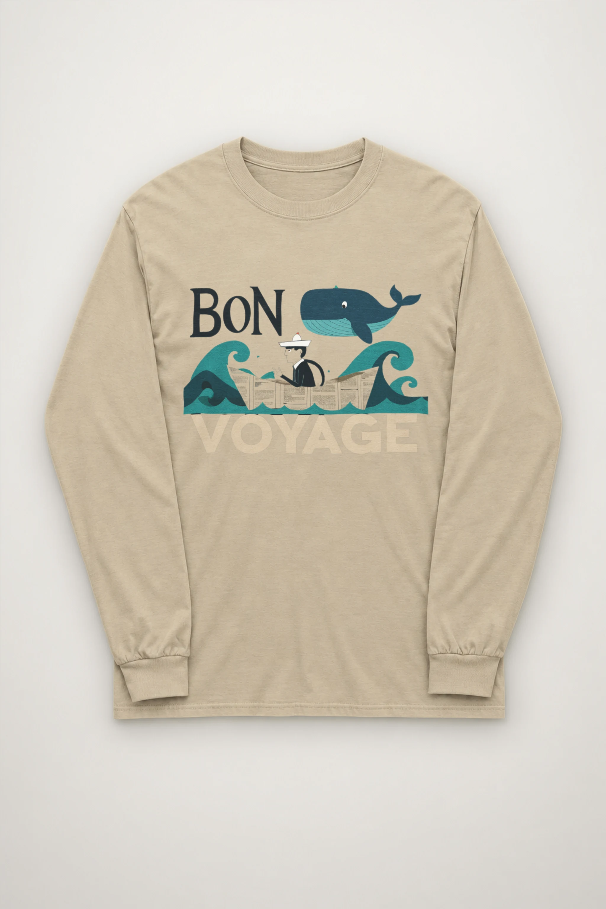 "Bon Voyage" Unisex Longsleeve T-shirt