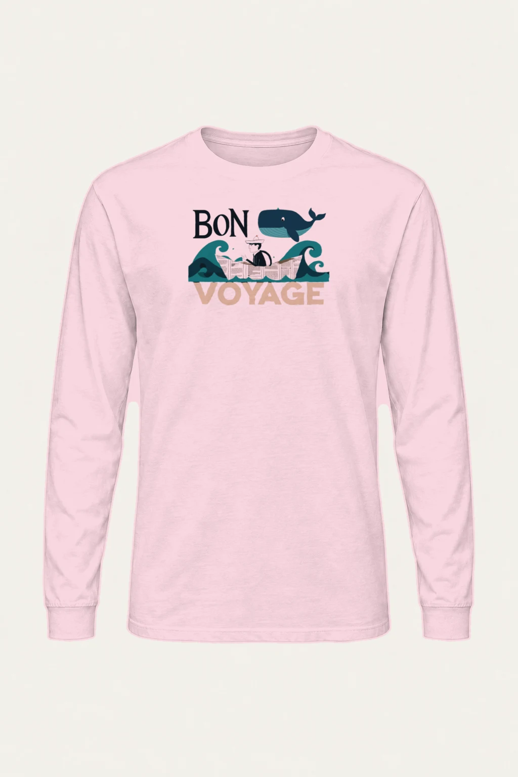 "Bon Voyage" Unisex Longsleeve T-shirt | Gildan 2400