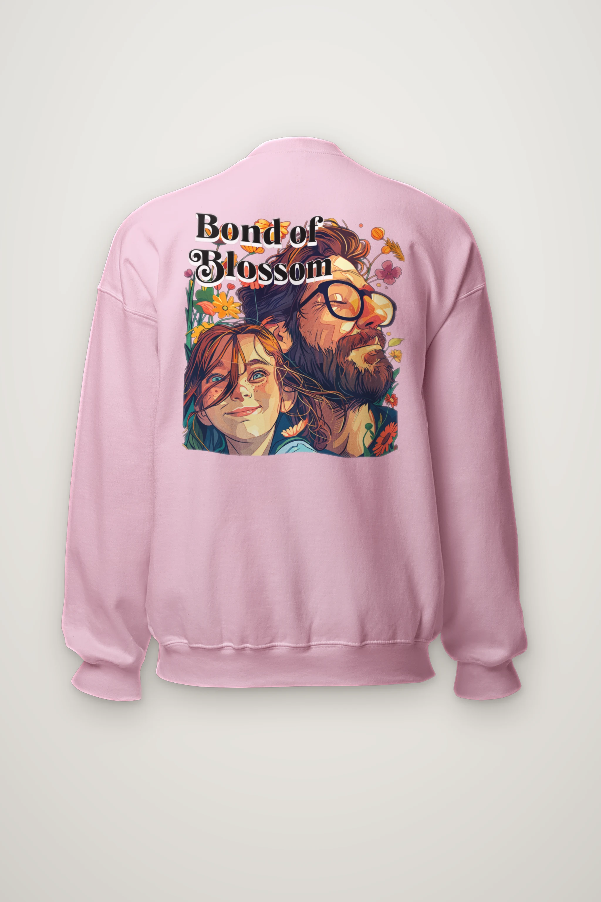 "Bond of Blossom" Heavy Blend Unisex Crewneck Sweatshirt
