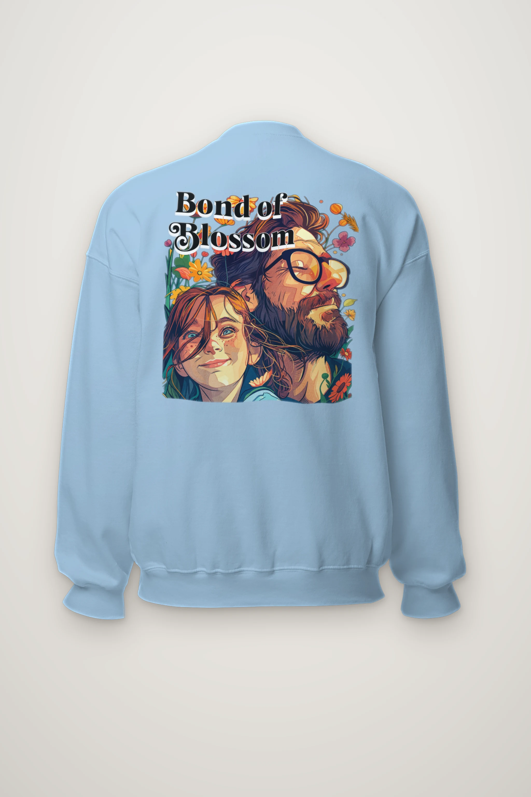 "Bond of Blossom" Heavy Blend Unisex Crewneck Sweatshirt