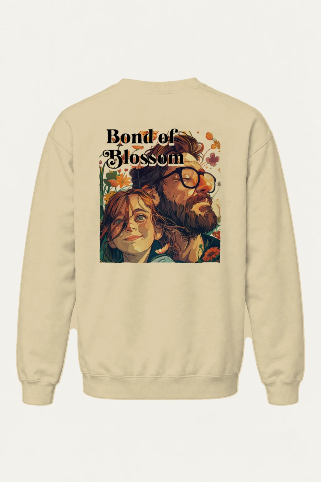 "Bond of Blossom" Heavy Blend Unisex Crewneck Sweatshirt | Gildan 18000