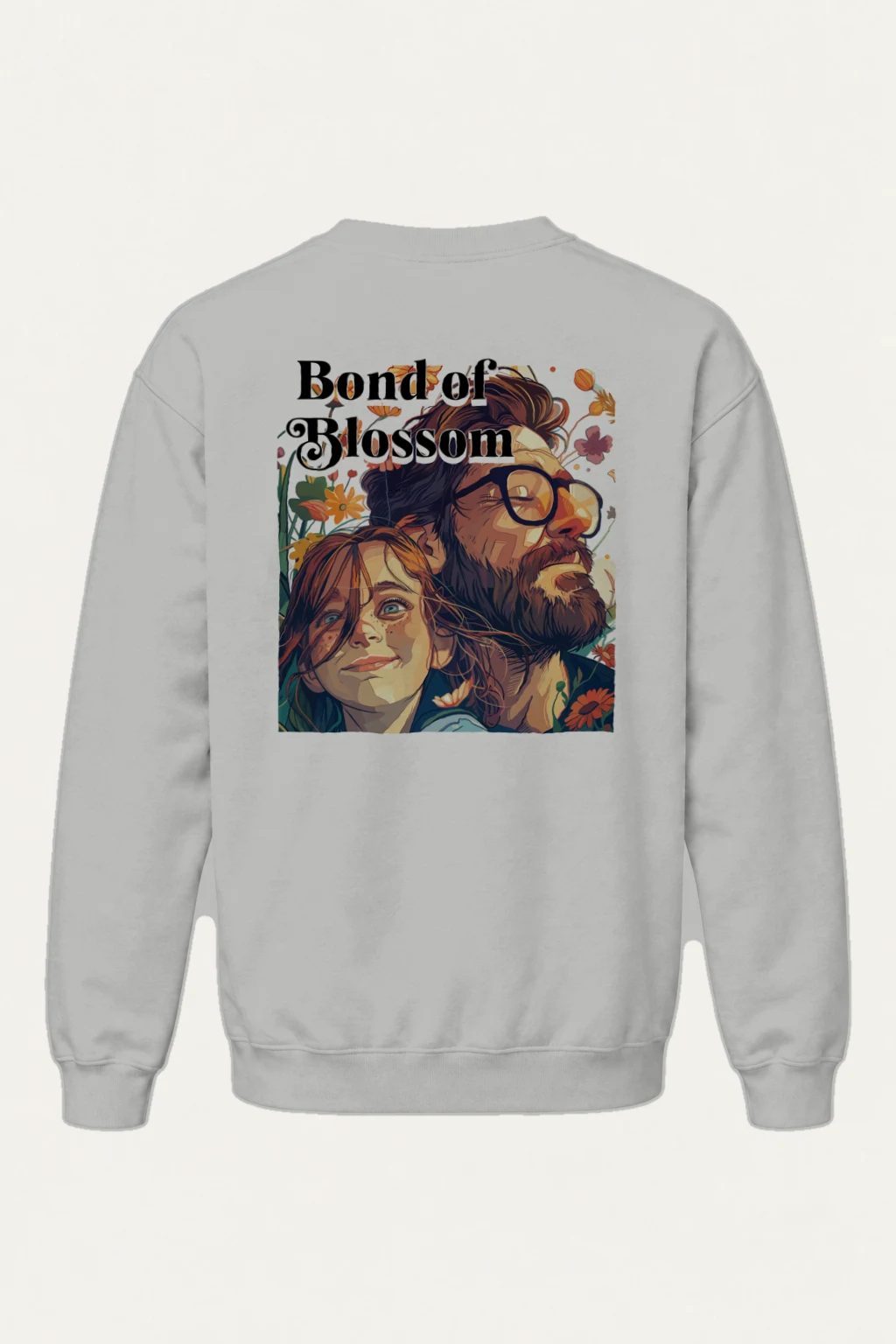 "Bond of Blossom" Heavy Blend Unisex Crewneck Sweatshirt | Gildan 18000