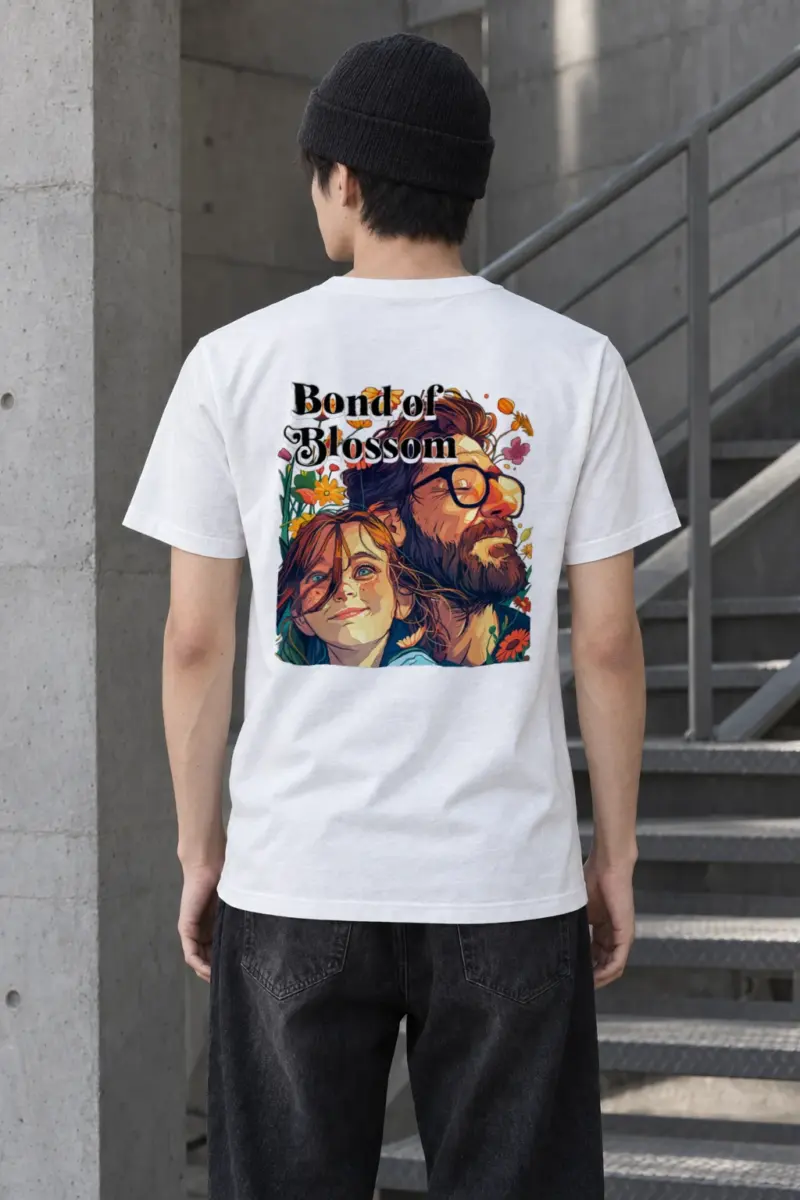 "Bond Of Blossom" Heavyweight Unisex Crewneck T-shirt