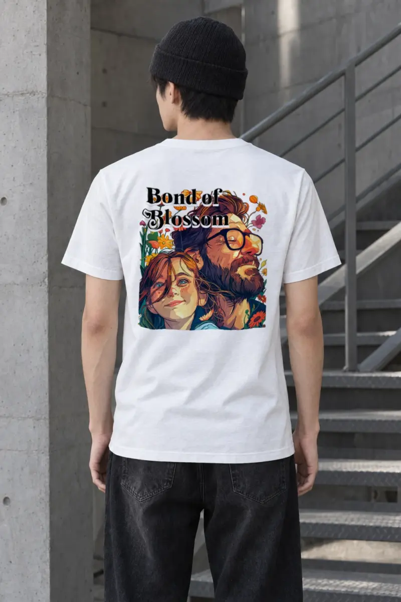 "Bond Of Blossom" Heavyweight Unisex Crewneck T-shirt
