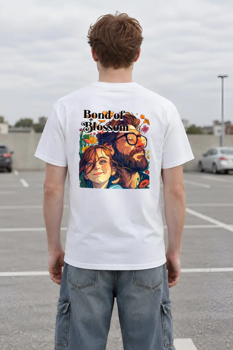 "Bond Of Blossom" Heavyweight Unisex Crewneck T-shirt