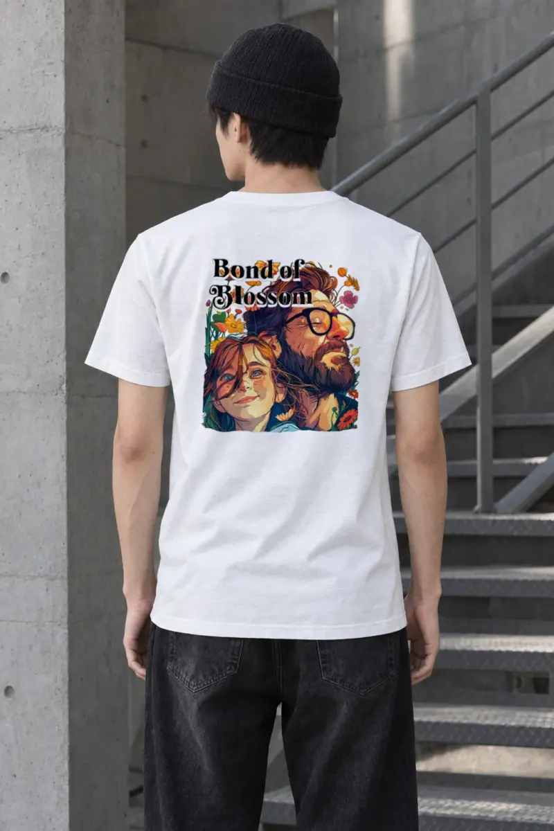 "Bond Of Blossom" Heavyweight Unisex Crewneck T-shirt